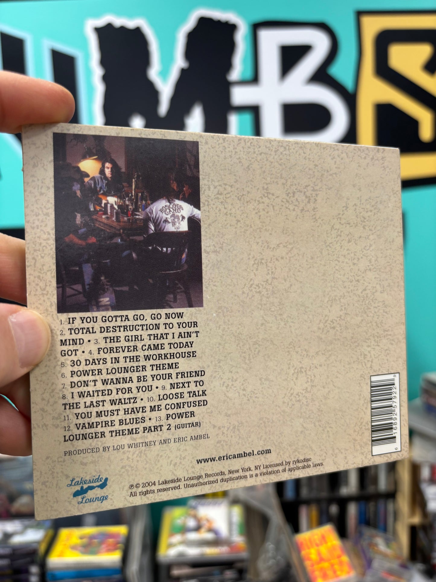 Eric Ambel: Roscoe’s Gang, CD, reissue, Digipak, Lakeside Lounge Records, USA & Canada 2004