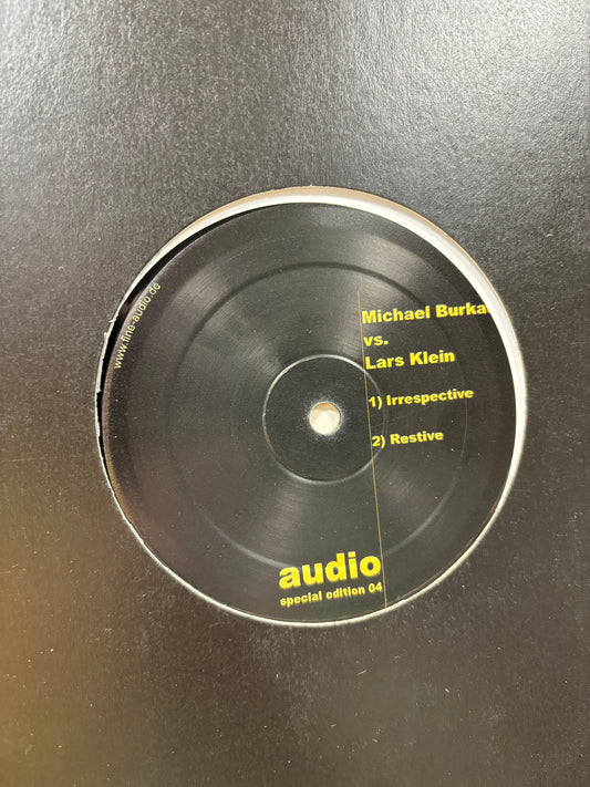 Michael Burkat vs. Lars Klein: Audio Special Edition 04, 12inch, Only official pressing, Fine Audio Recordings, Molecular Recordings, Germany 2002