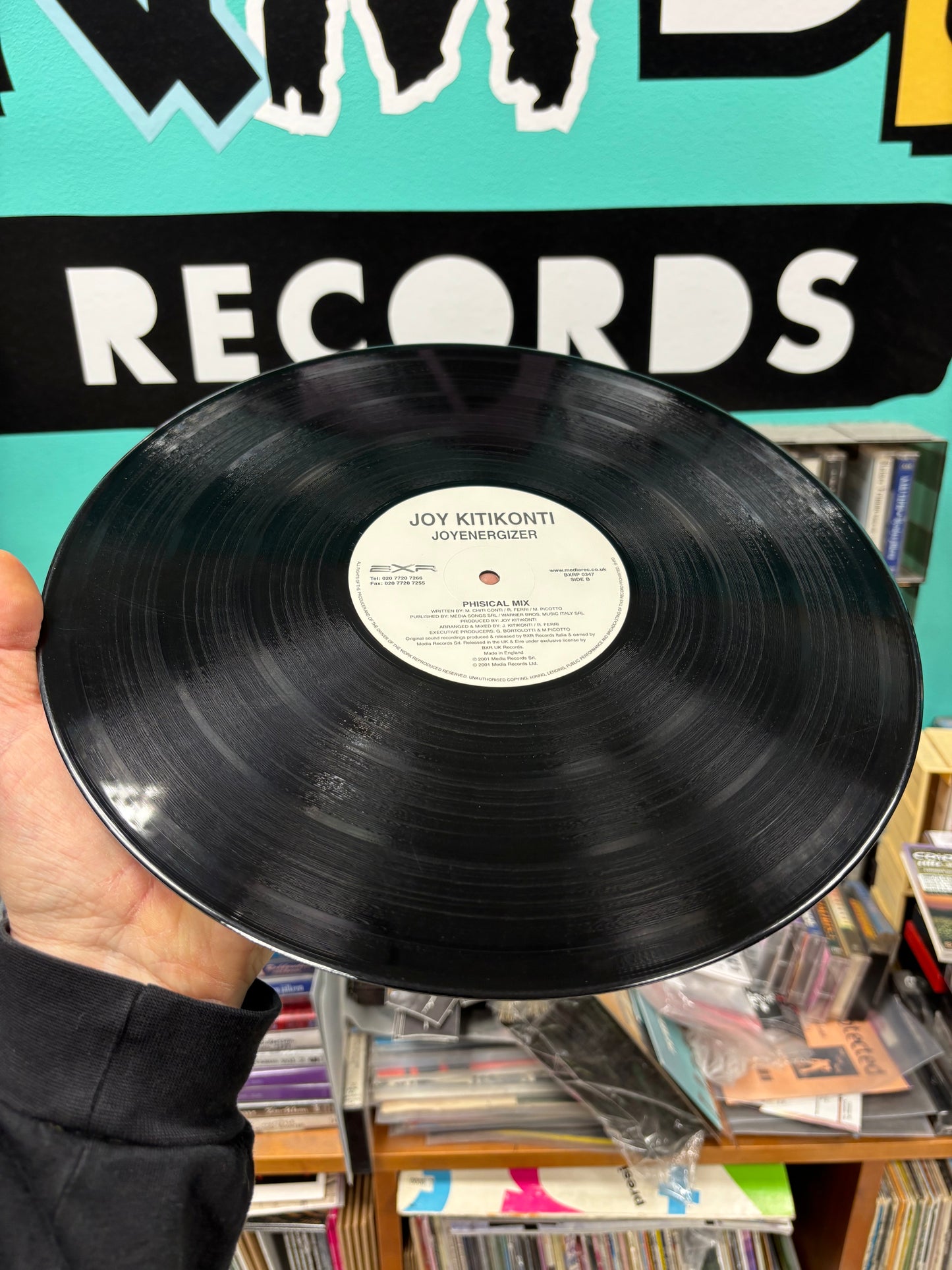 Joy Kitikonti: Joyenergizer, 12inch, BXR UK, UK 2001