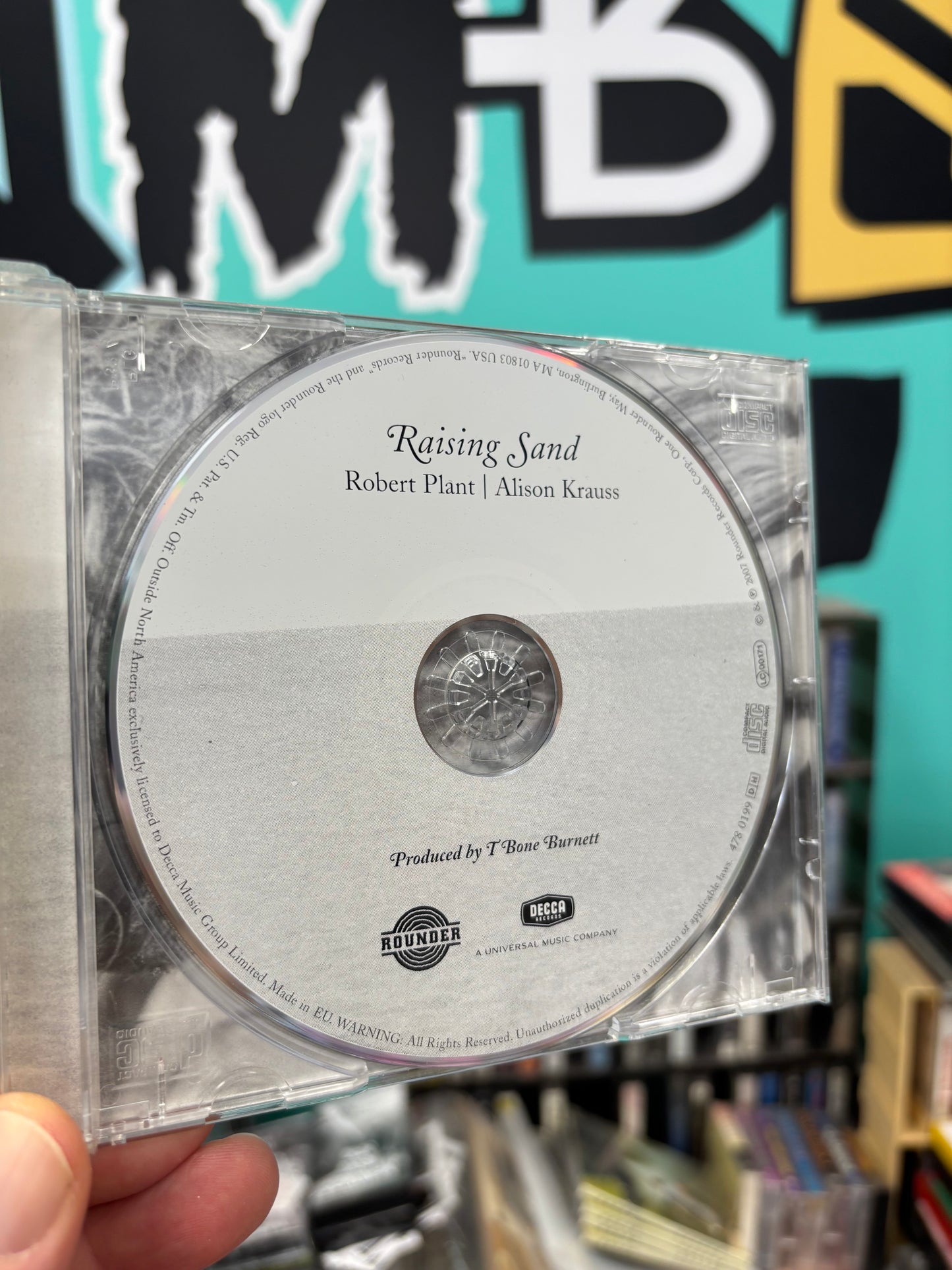 Robert Plant & Alison Krauss: Raising Sand, CD, Decca, Rounder Records, Europe 2007