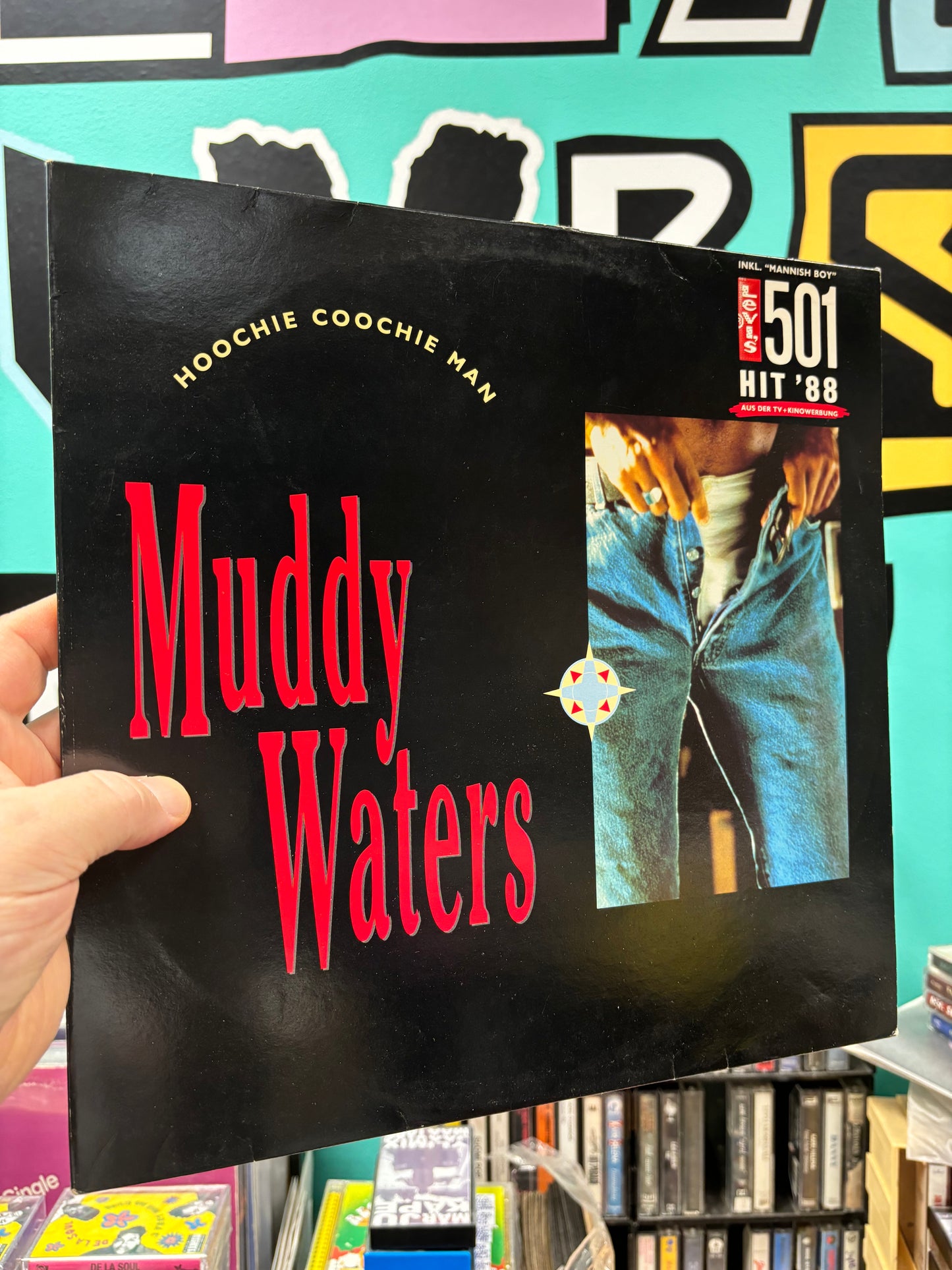 Muddy Waters: Hoochie Coochie Man, LP, Compilation, Epic, UK & Europe 1988