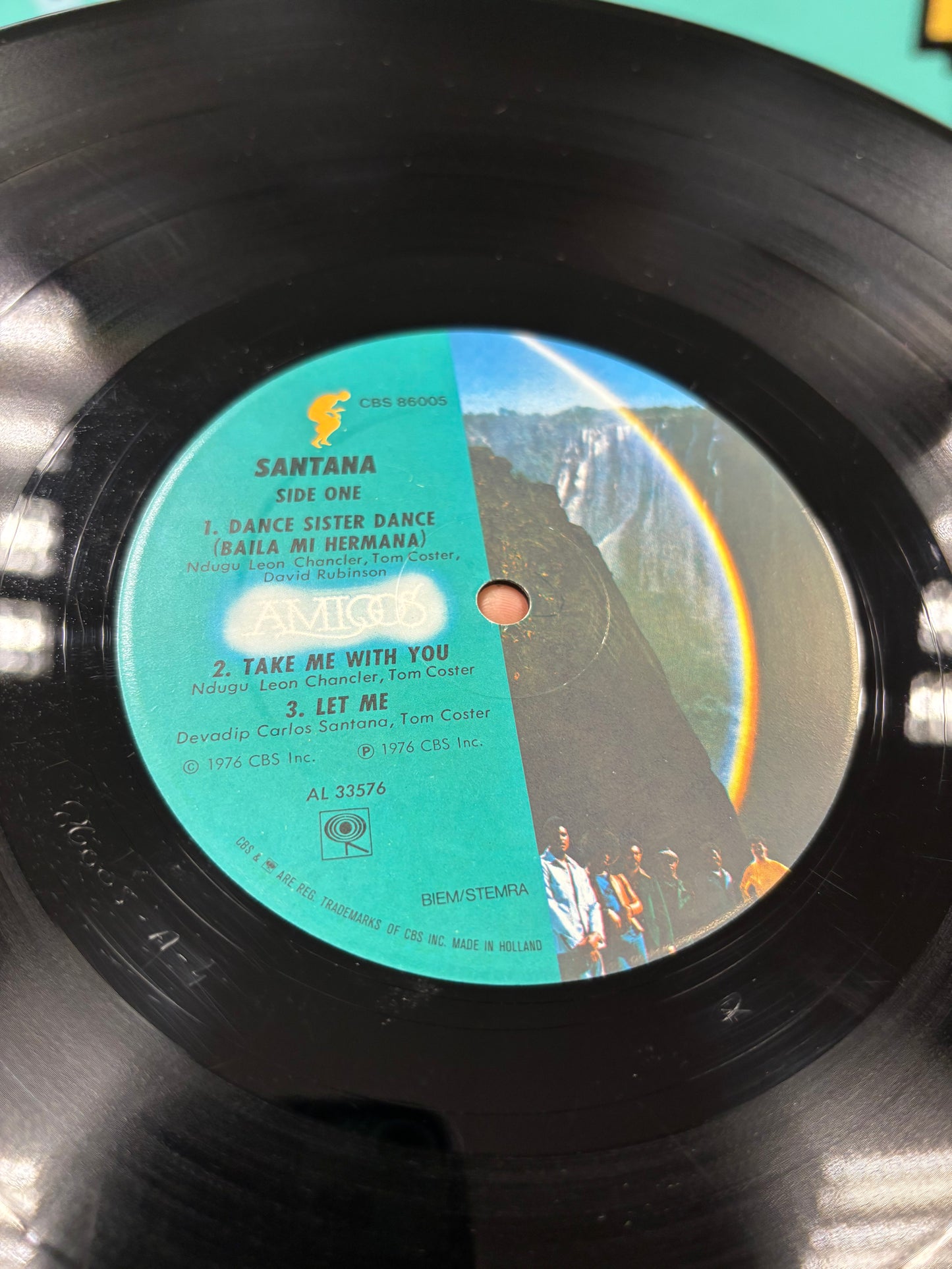 Santana: Amigos, LP, gatefold, CBS, Europe 1976