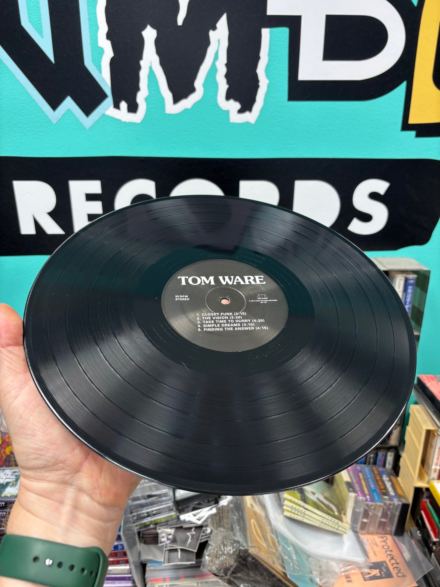 Tom Ware: Tom Ware, LP, reissue, remastered, Dark Entries, US 2017
