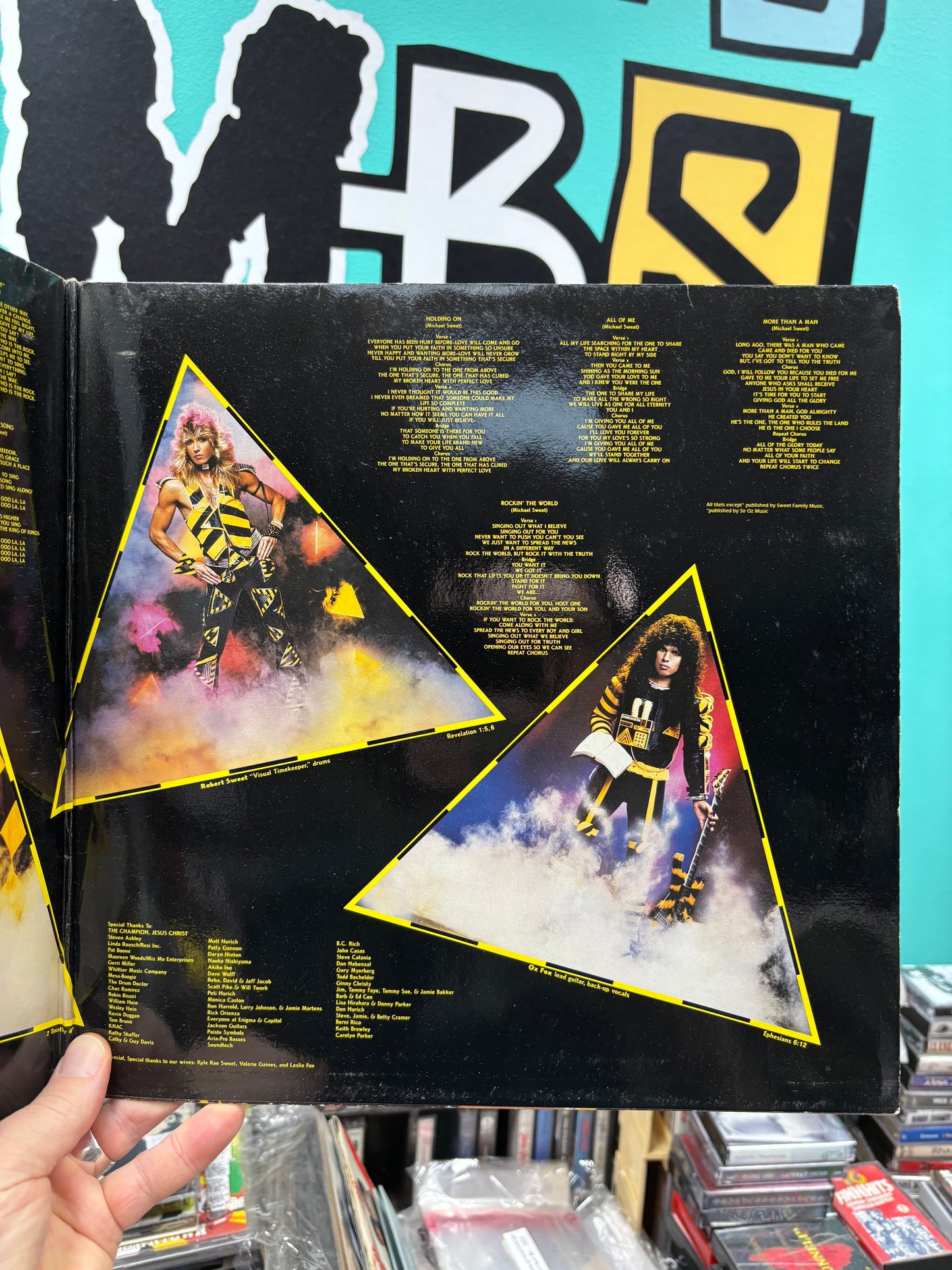 Stryper: To Hell With The Devil, LP, gatefold, Intercord, Enigma, Germany 1986