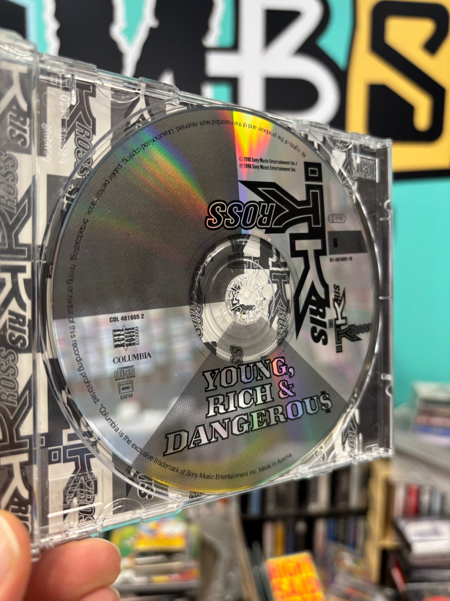 Kross Kross: Young, Rich & Dangerous, CD, Columbia, Ruffhouse Records, Europe 1996