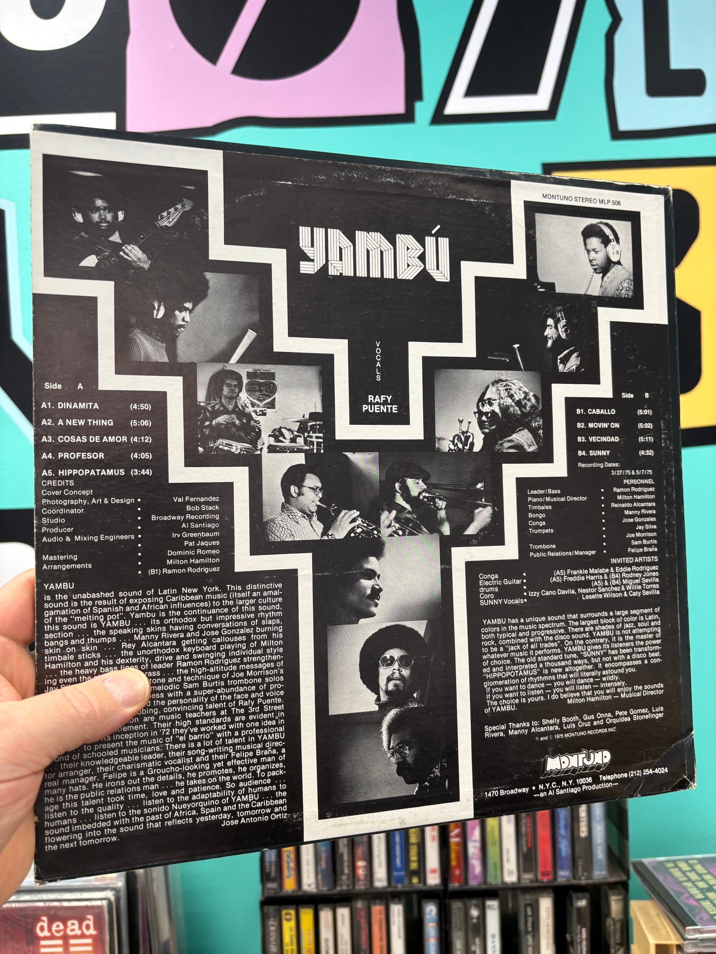 Al Santiago & Yambú: Yambú, LP, Montuno Records, US 1975?