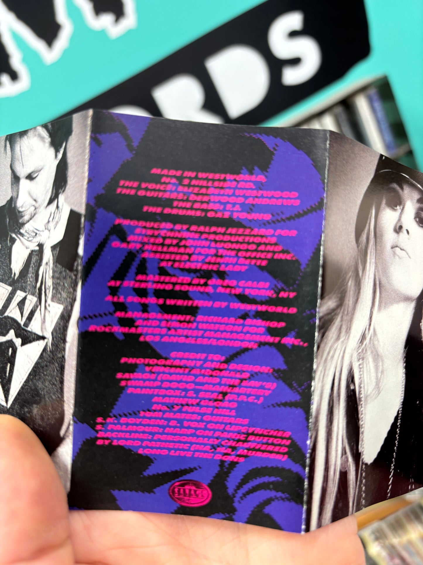 Westworld: Movers & Shakers, cassette, Dolby HX Pro, MCA Records, US 1991
