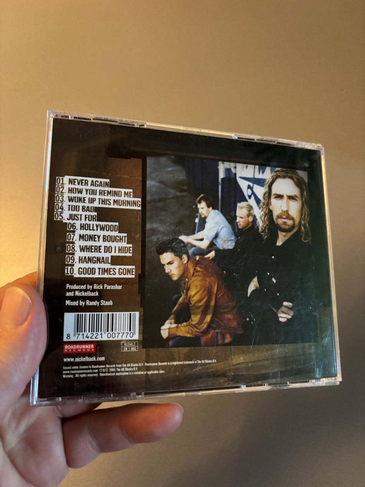 Nickelback: Silver Side Up, CD, Roadrunner Records, Europe 2001
