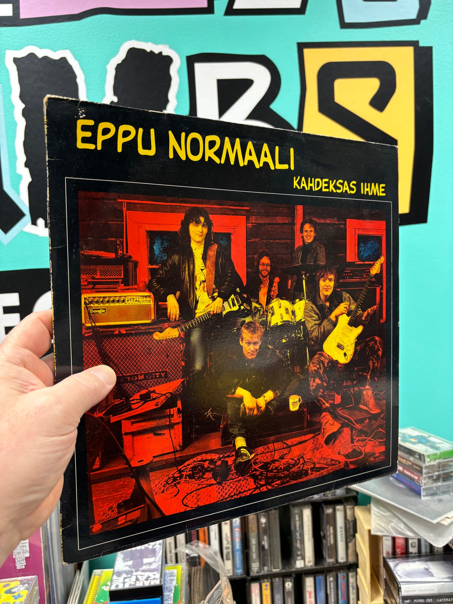 Eppu Normaali: Kahdeksas Ihme, LP, 1st pressing, Poko Rekords, Finland 1985