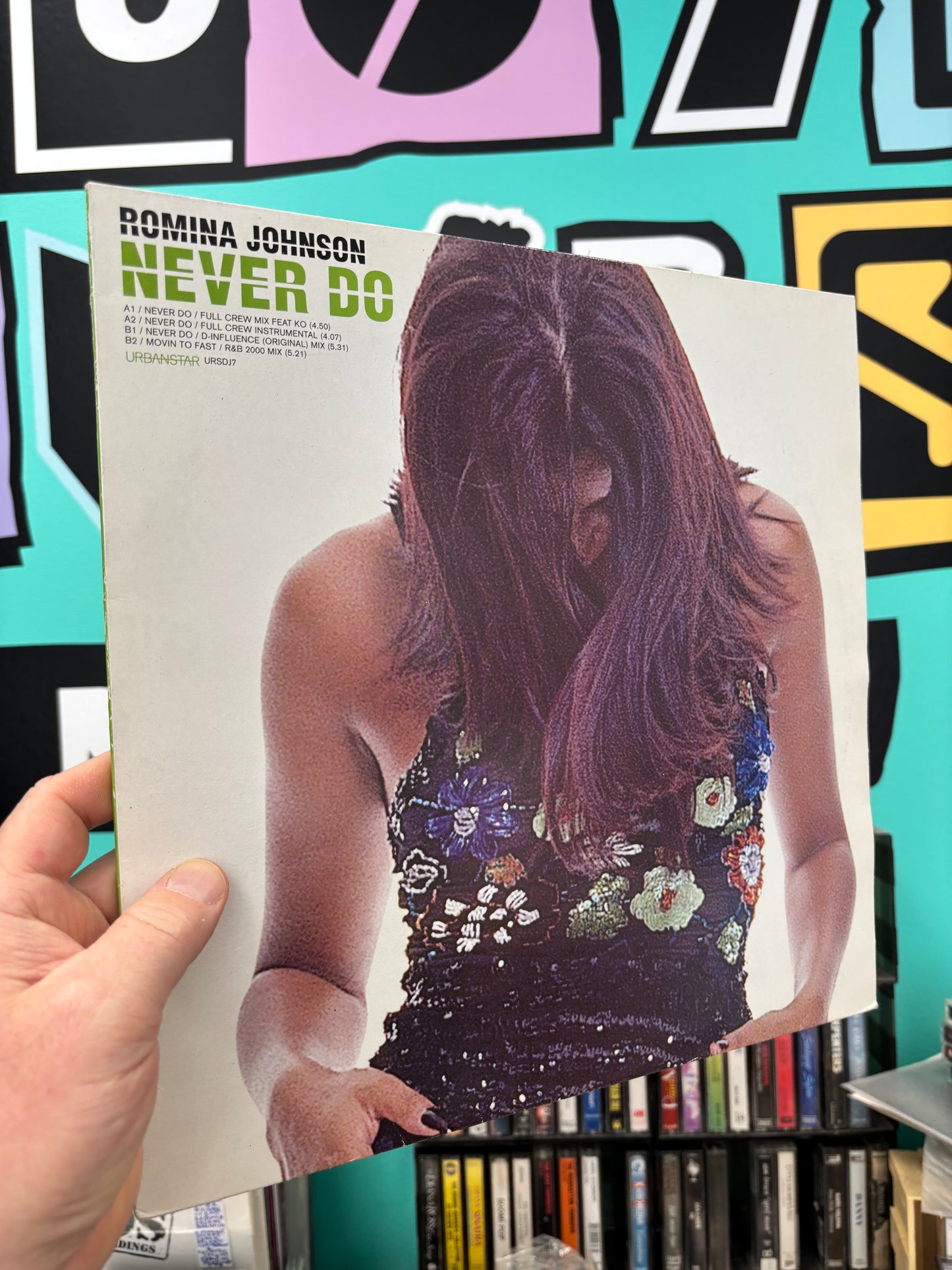 Romina Johnson: Never Do, 12inch, 1st pressing, Urbanstar, UK 2001