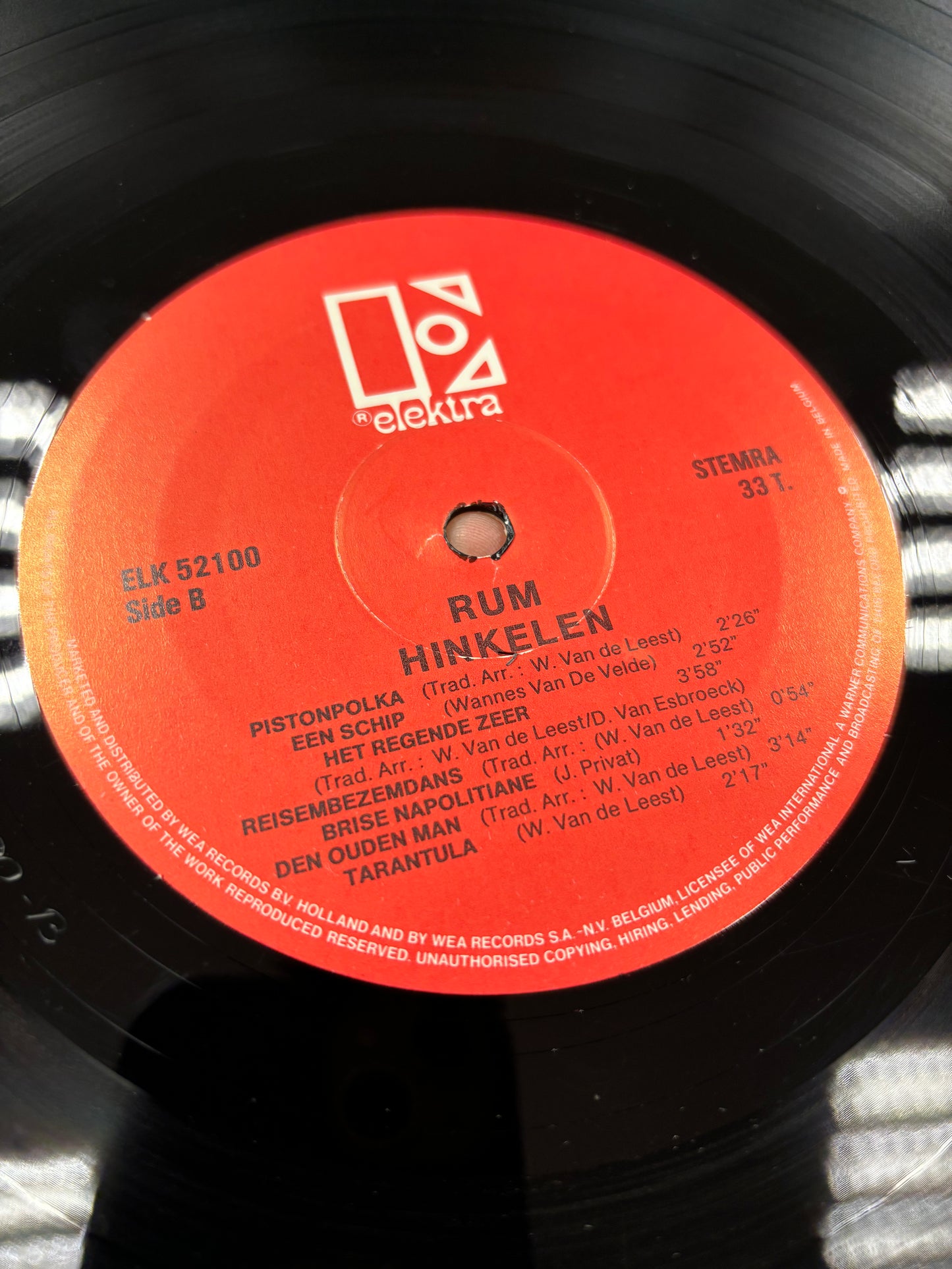 Rum: Hinkelen, LP, Belgium 1978