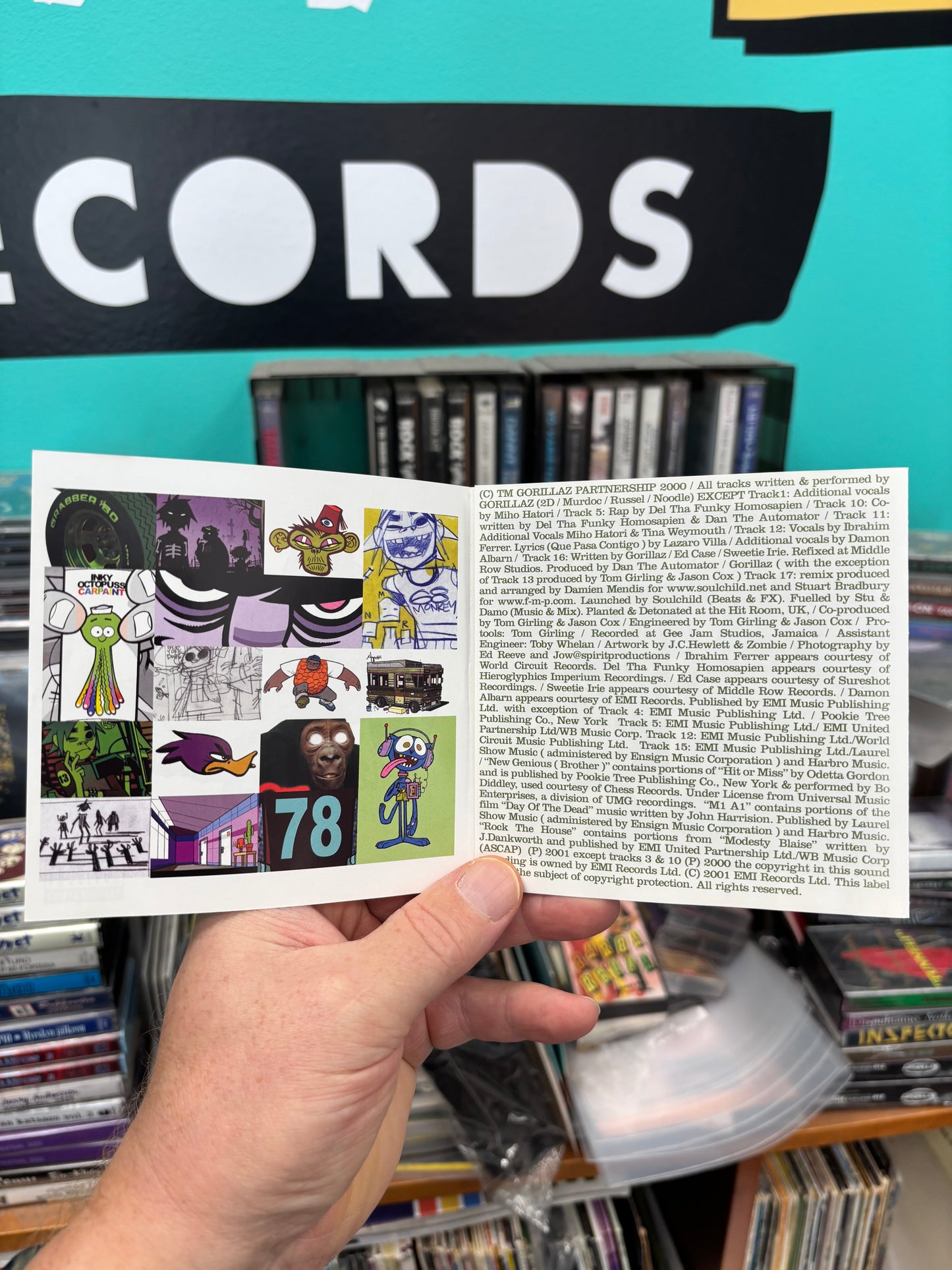 Gorillaz: Gorillaz, CD, Enhanced, Parlophone, Europe 2001