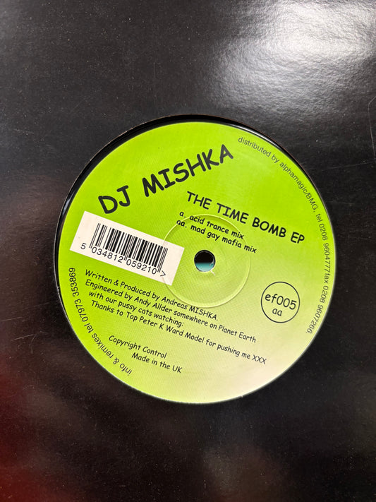 DJ Mishka: The Time Bomb EP, 12inch, Only official pressing, Ef.adrine, UK 2000