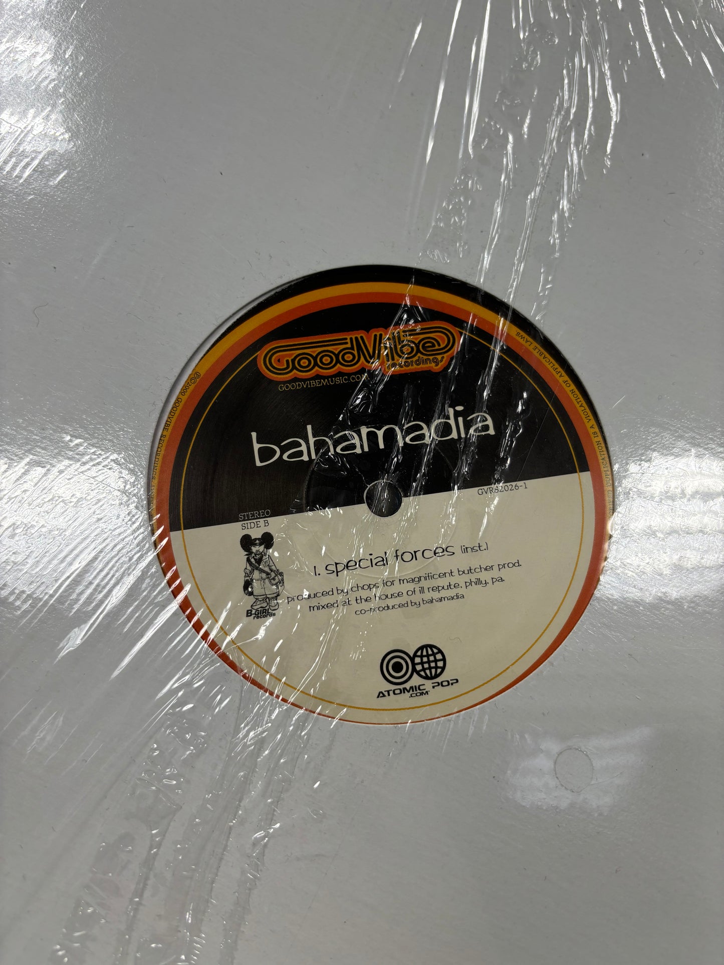 Bahamadia: Special Forces, 12inch, Only pressing, Good Vibe Recordings, B-Girl Records, US 2000