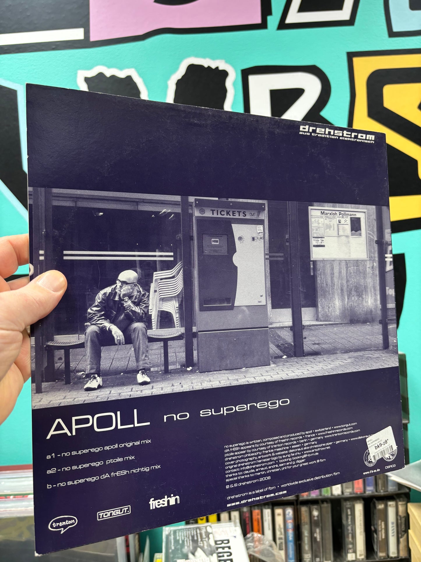 Apoll: No Superego, 12inch, Only pressing, Drehstrom, Germany 2006