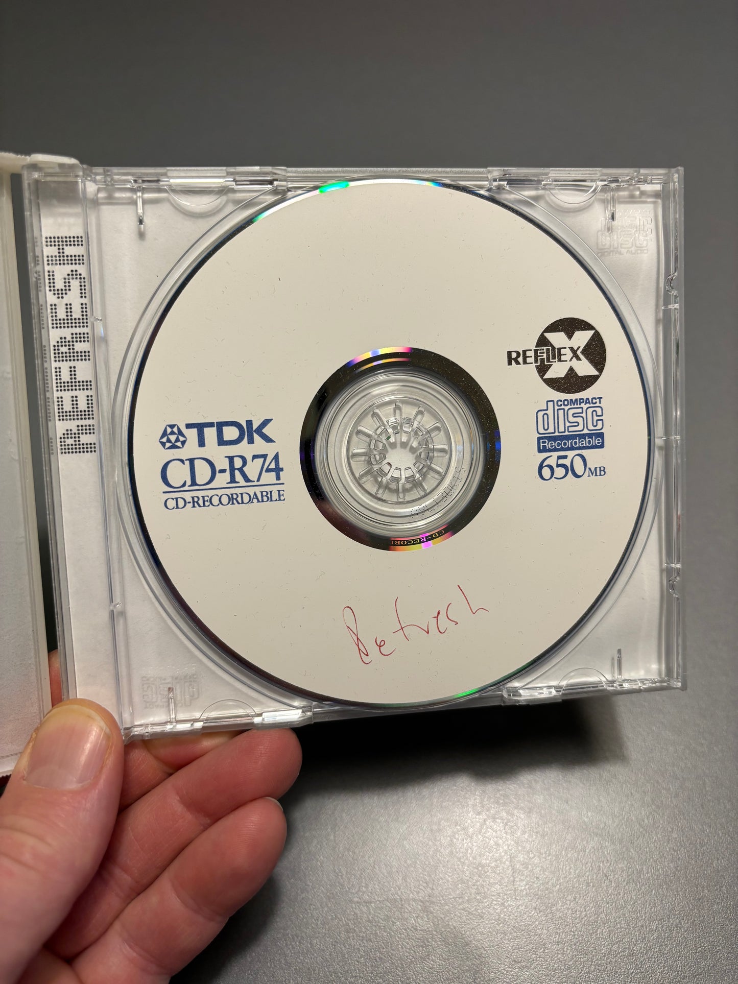 DJ Dixon & DJ Static: Refresh, CDr, Only pressing, white label, promo, Finland 1999-2000?