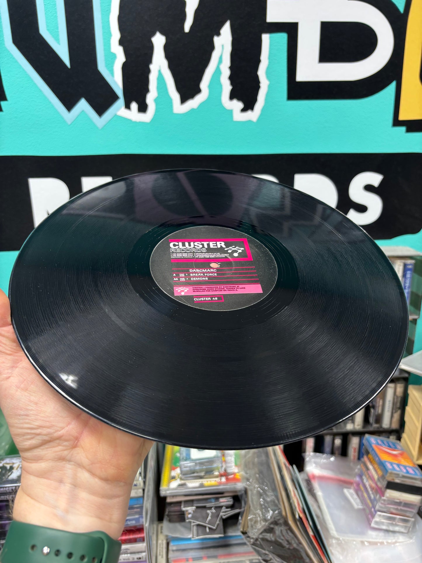 DarcMarc: Break Force/Demons, 12inch, Only pressing, Cluster Records, UK 2002