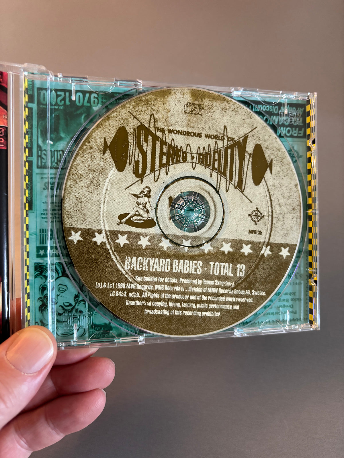 Backyard Babies: Total 13, CD, MVG Records, Sweden 1998