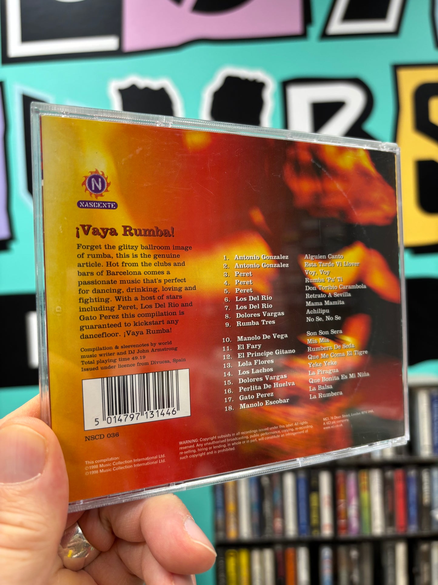 ¡Vaya Rumba! - Fiery Rhythms From The Heart of Catalonia, CD, Compilation, Nascente, UK 1998