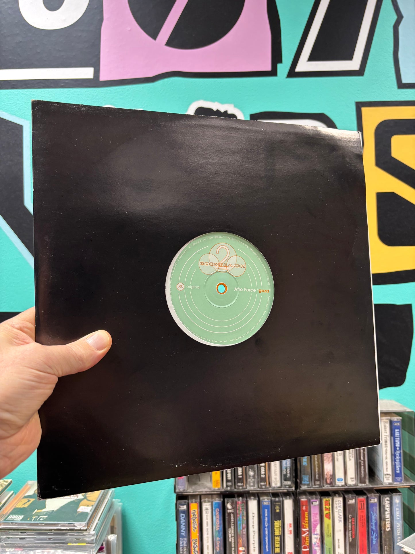 Afro Force: Goza, 12inch, Only pressing, 2000 Black, UK 2001