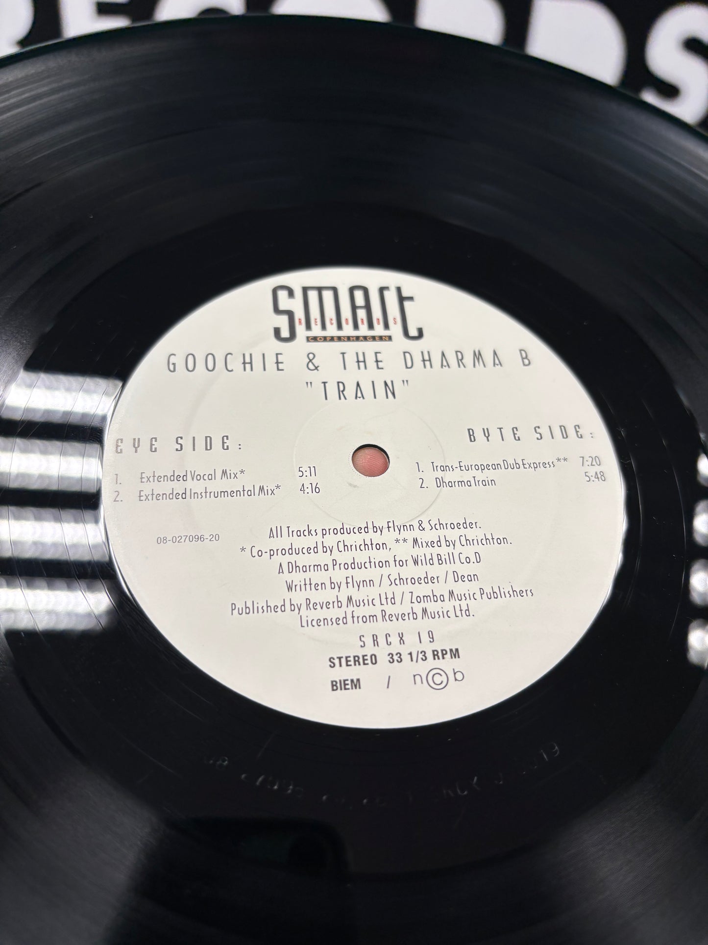 Goochie & Dharma B: Train, 12inch, Smart Records Copenhagen, Denmark 1994?