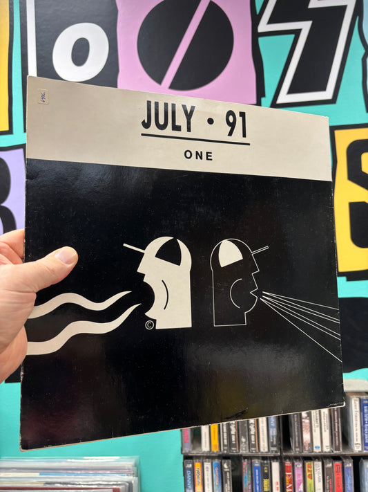 DMC - July 91 (One), 12inch, Only pressing, Partially Mixed, DMC, UK 1991