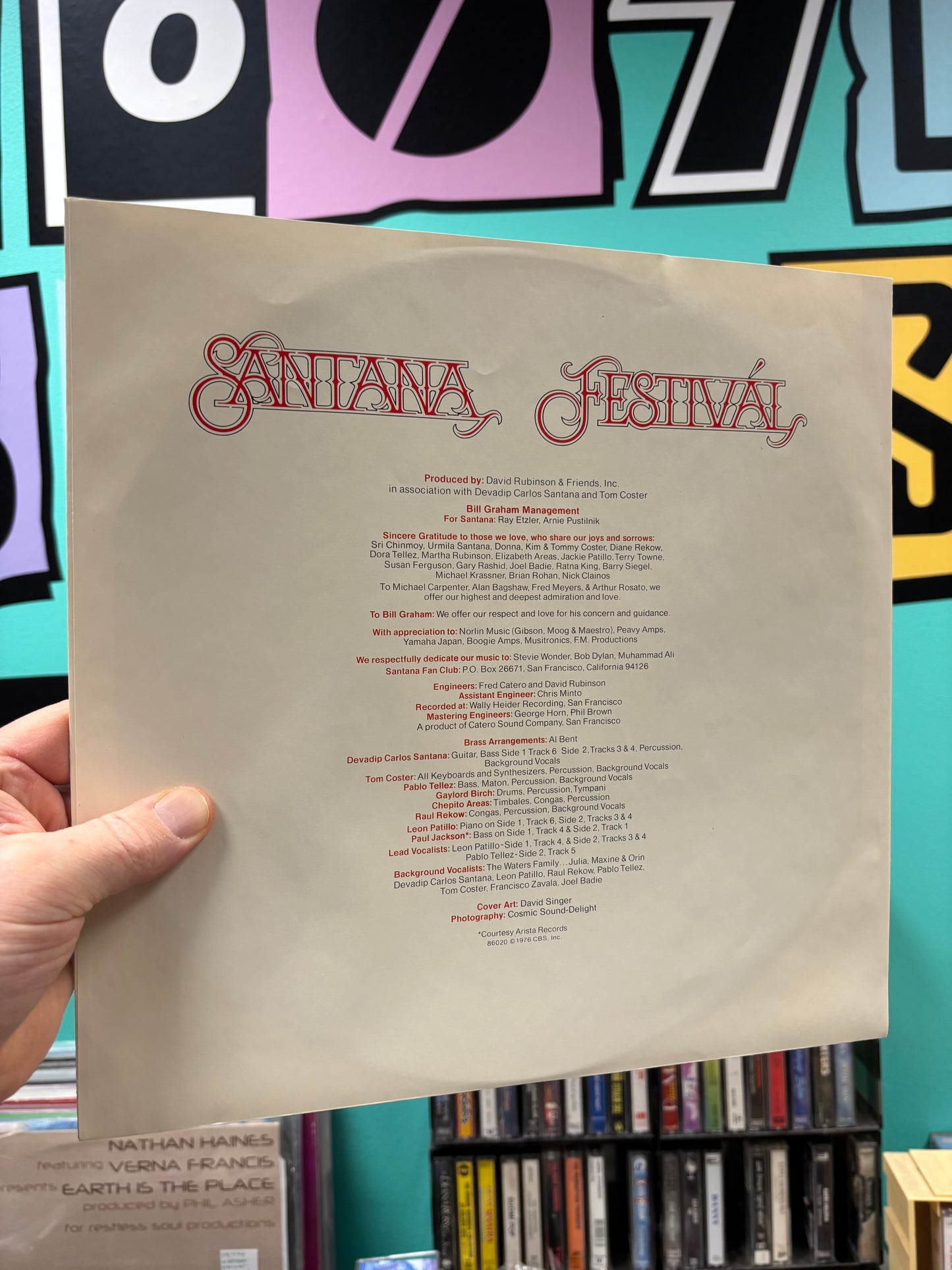 Santana: Festivál, LP, CBS, Europe 1977