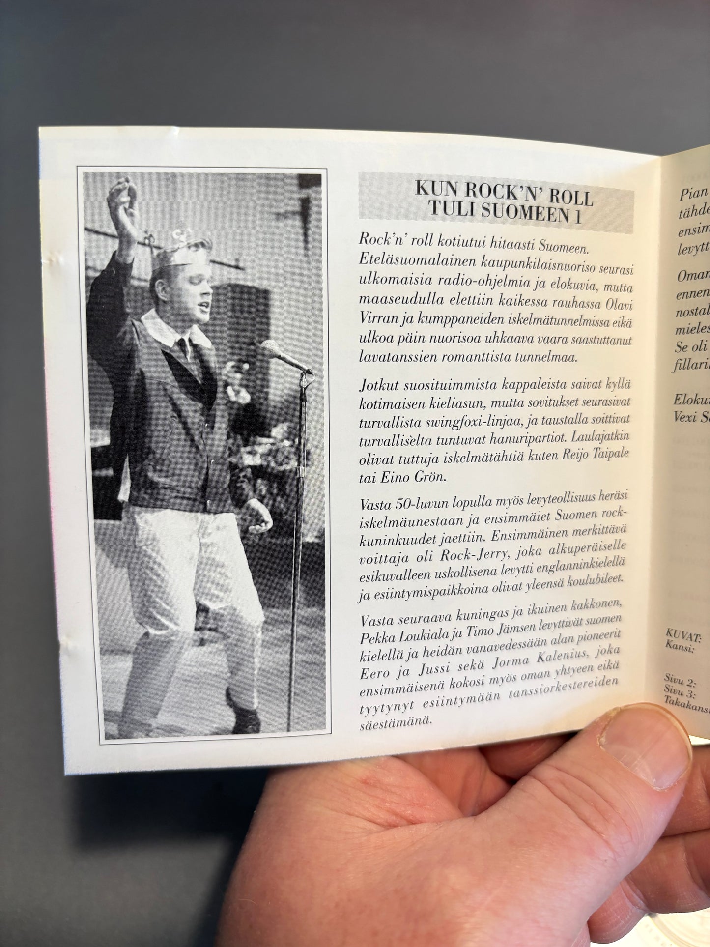 Kun Rock ’N’ Roll Tuli Suomeen 1 - Anna Pois, CD, Only pressing, Fazer Records, Finland 1996