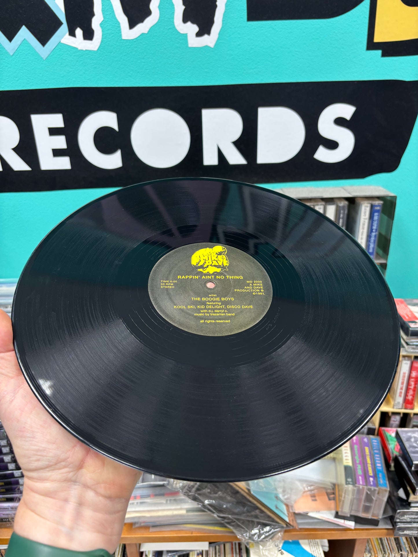 The Boogie Boys: Rappin’ Aint No Thing, 12inch, reissue, Mike & Dave Records, US year?