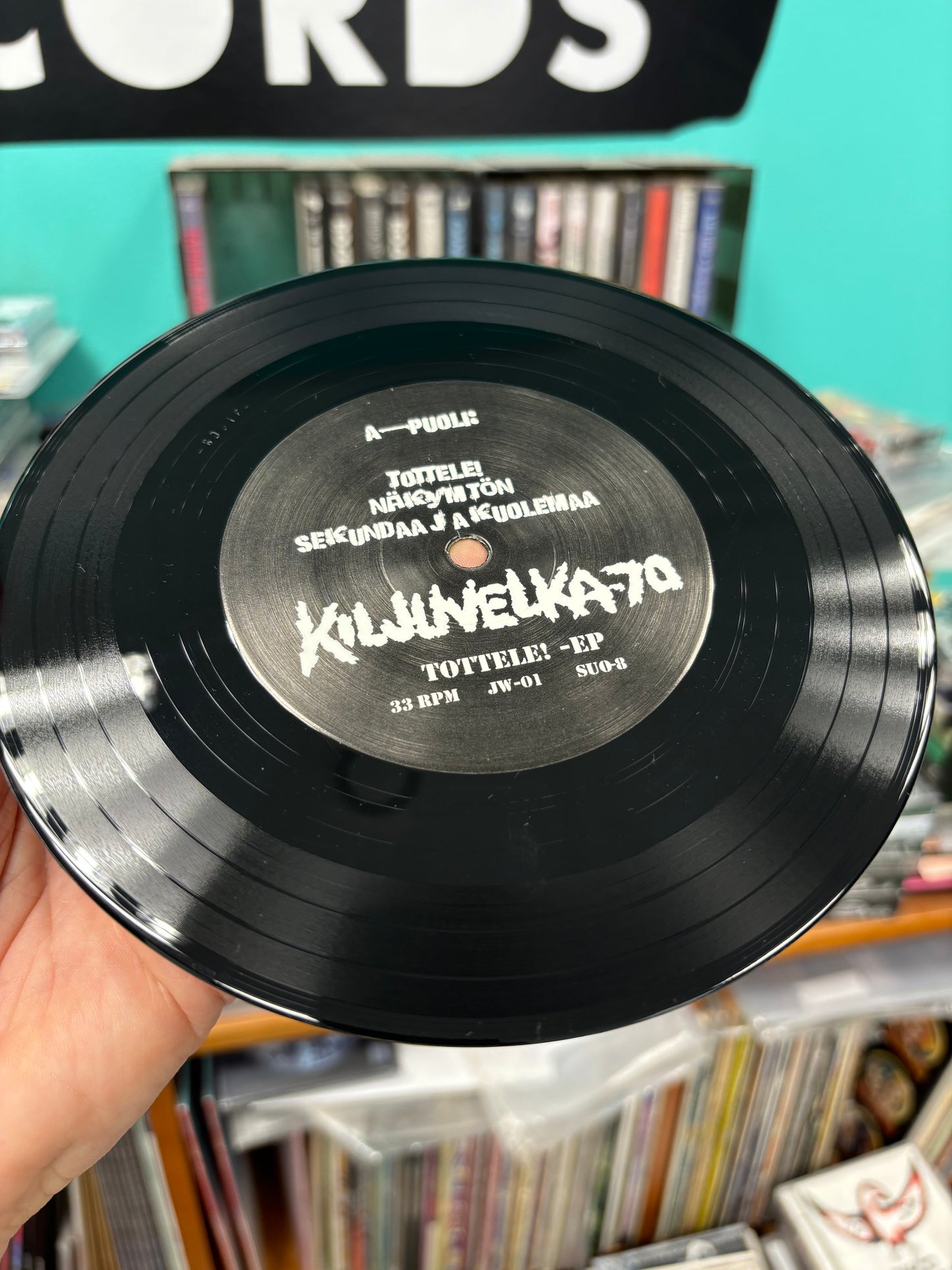 Kiljuvelka-70: Tottele!, EP, 7inch, Only pressing, Kilju-Tuotanto, Rämekuukkeli, Finland 2014