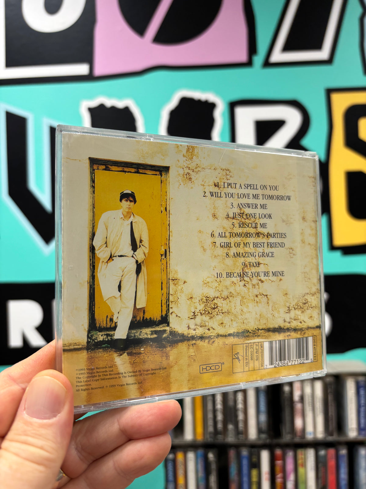 Bryan Ferry: Taxi, HDCD, reissue, remastered, Virgin, Europe 1999