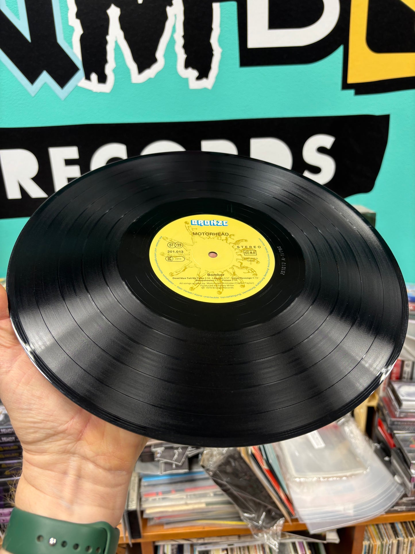 Motörhead: Bomber, LP, 1st pressing Germany, Bronze, Germany 1979