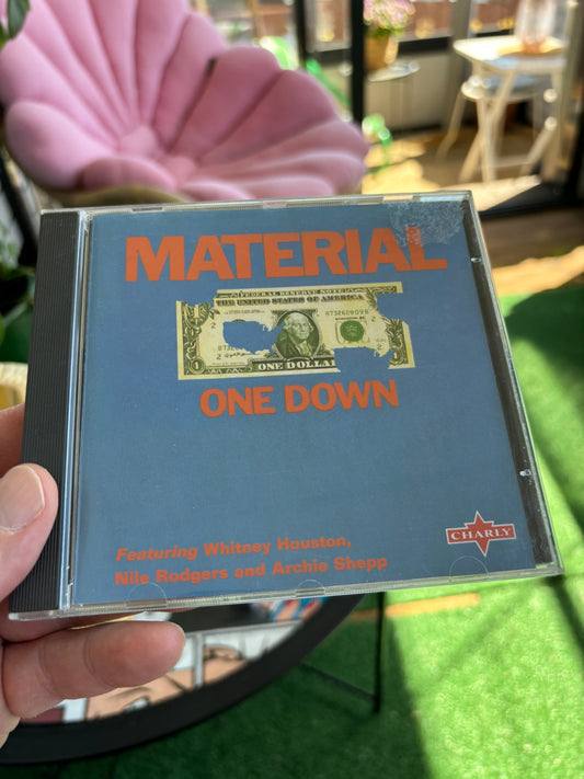 Material: One Down, CD, reissue, remastered, Charly Records, Germany 1997