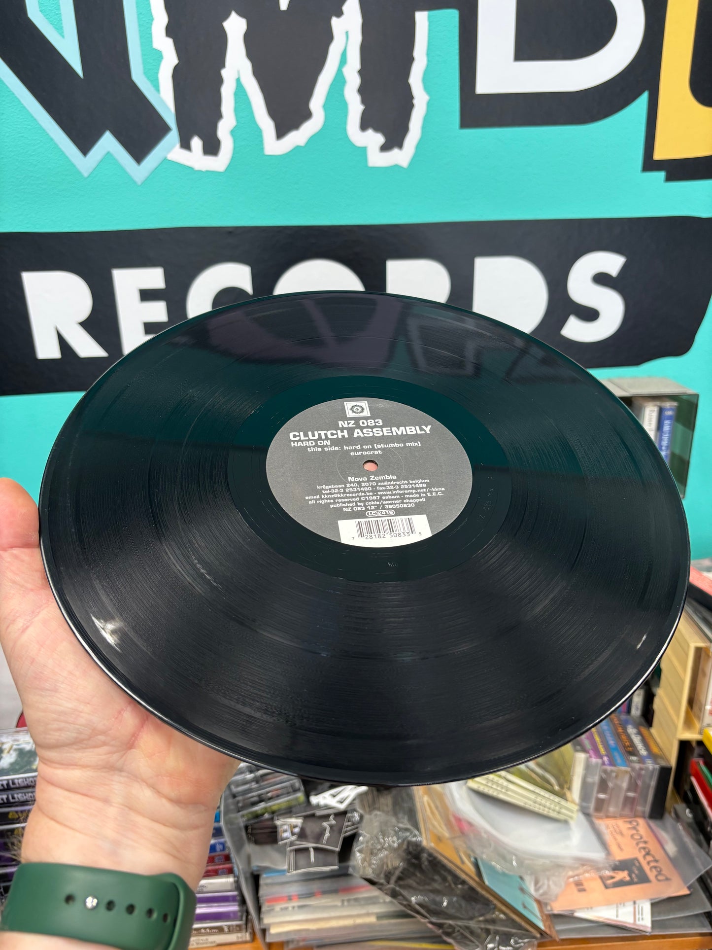 Clutch Assembly: Hard On, 12inch, Only pressing, Nova Zembla, Belgium 1997