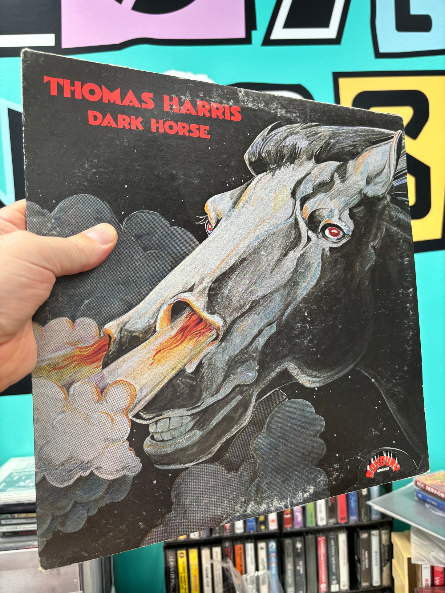 Thomas Harris: Dark Horse, LP, OG pressing, Roxbury Records, US 1976