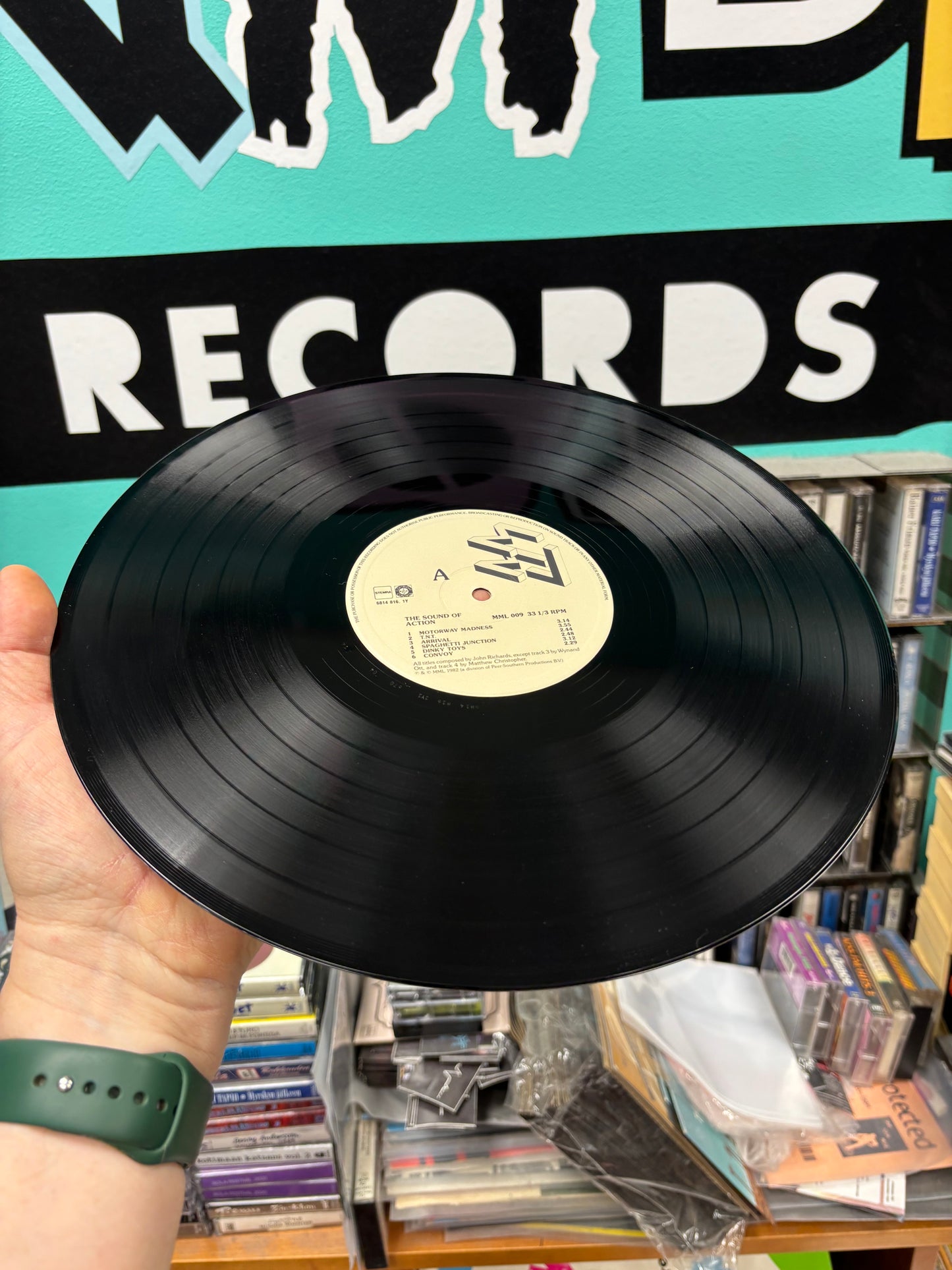 The Sound Of Action, LP, Only pressing, MML, Netherlands 1982