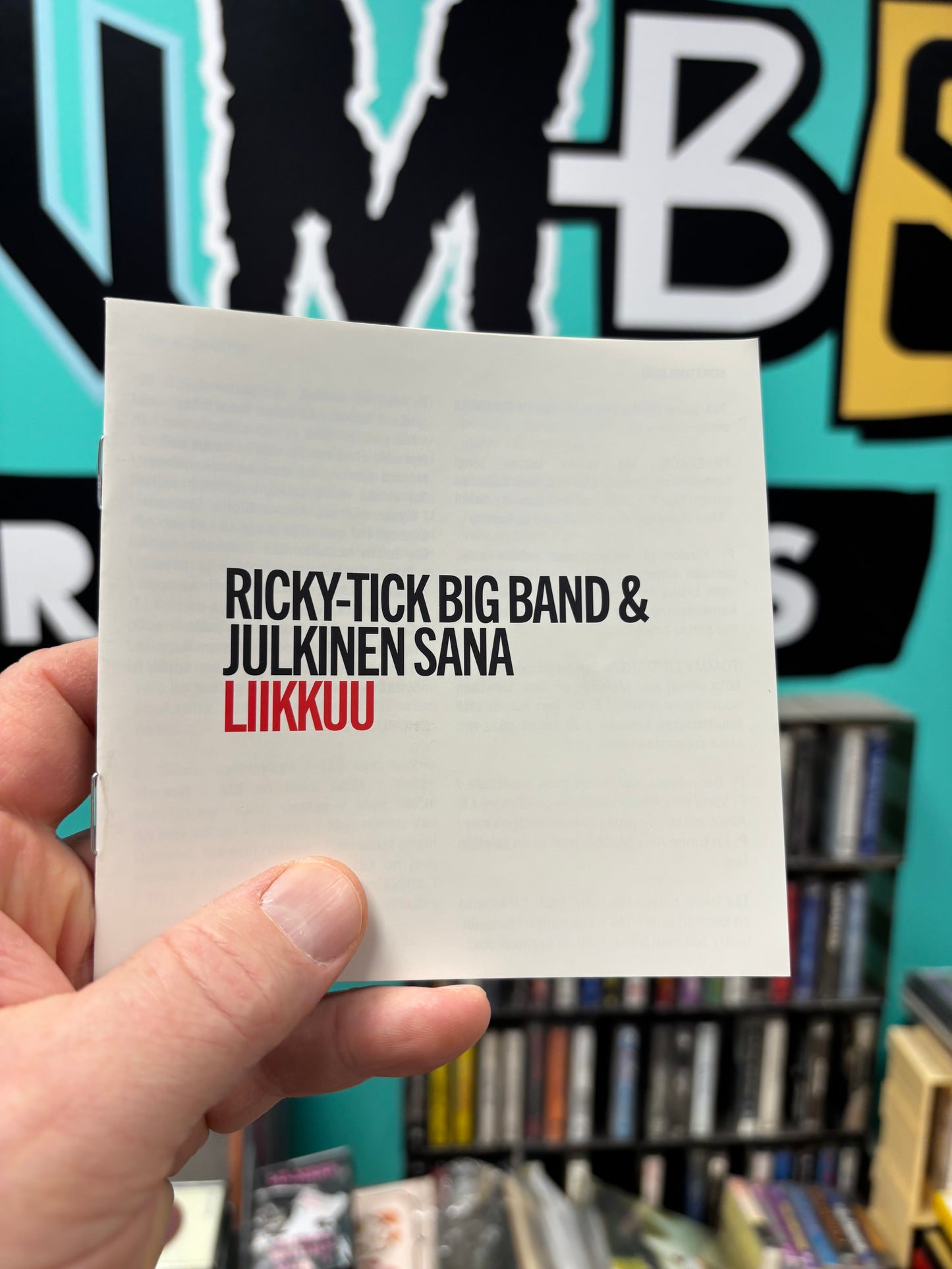 Ricky-Tick Big Band & Julkinen Sana: Liikkuu, CD, Konttori Records, Finland 2026