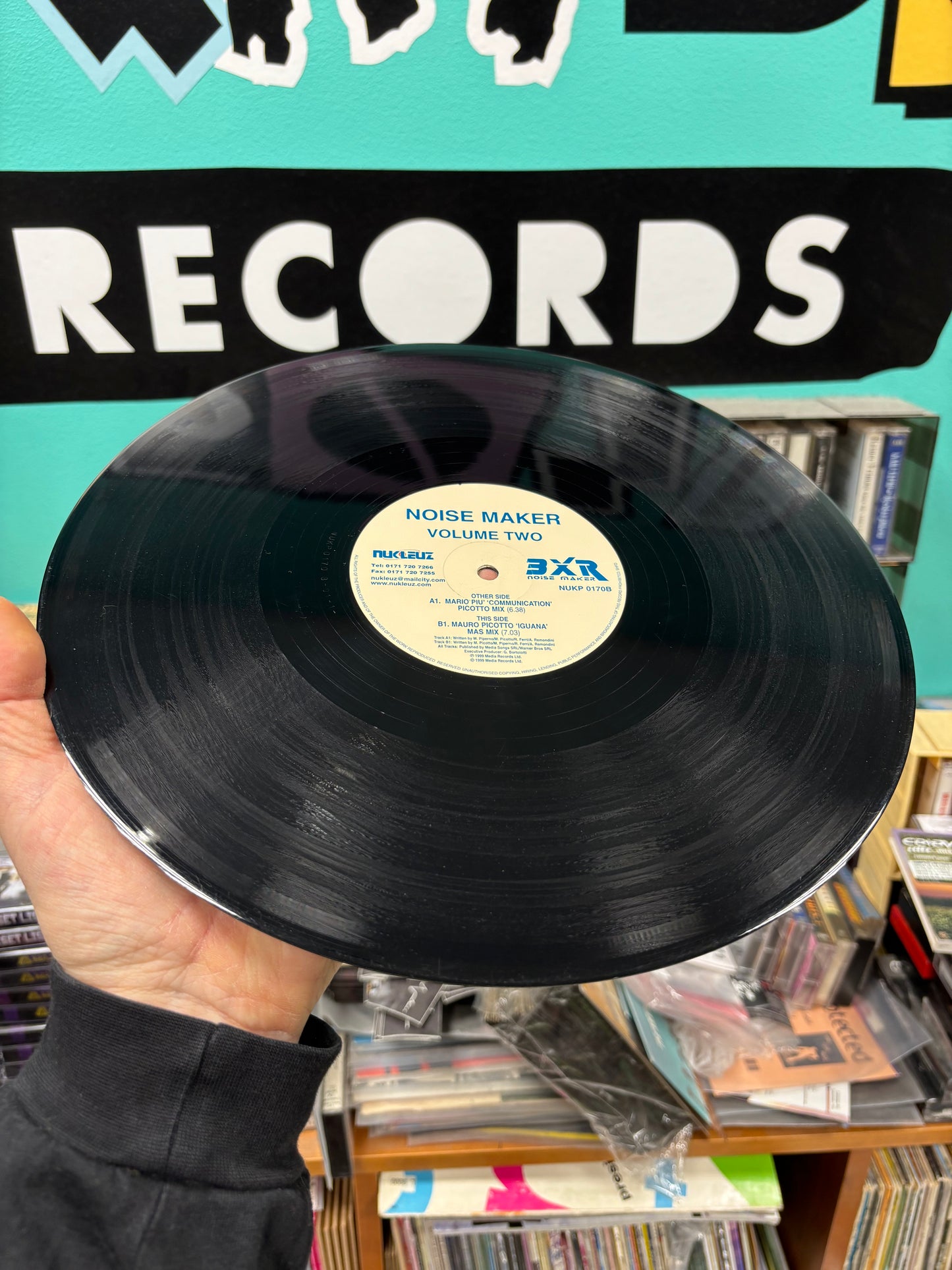 Mario Piu: Communication/Mauro Picotto: Iguana, 12inch, Only official pressing, Nukleuz, UK 1999