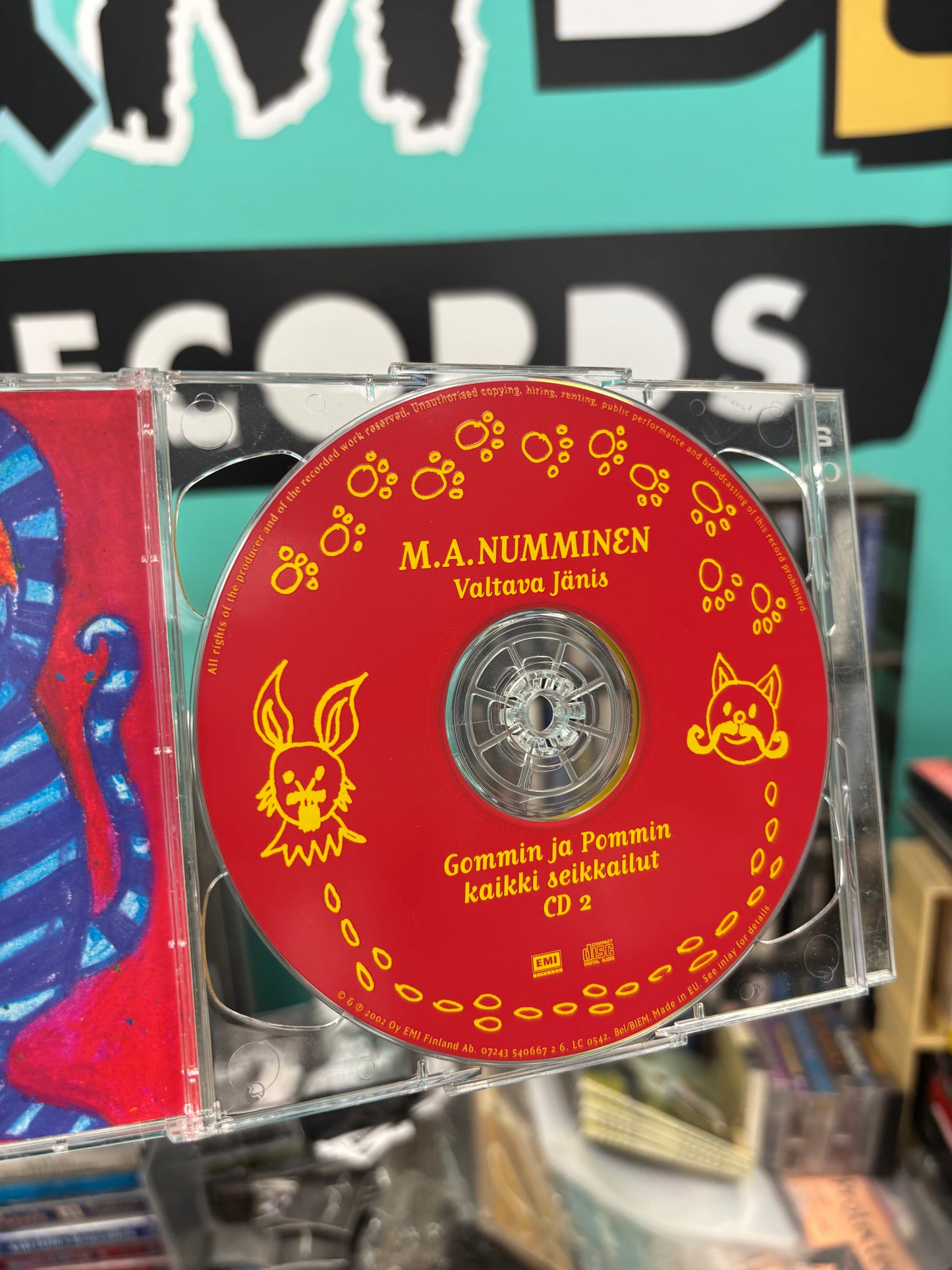 M.A. Numminen: Valtava jänis - Gommin ja Pommin kaikki seikkailut, 2CD, Only pressing, compilation, remastered, EMI Finland, Finland 2002