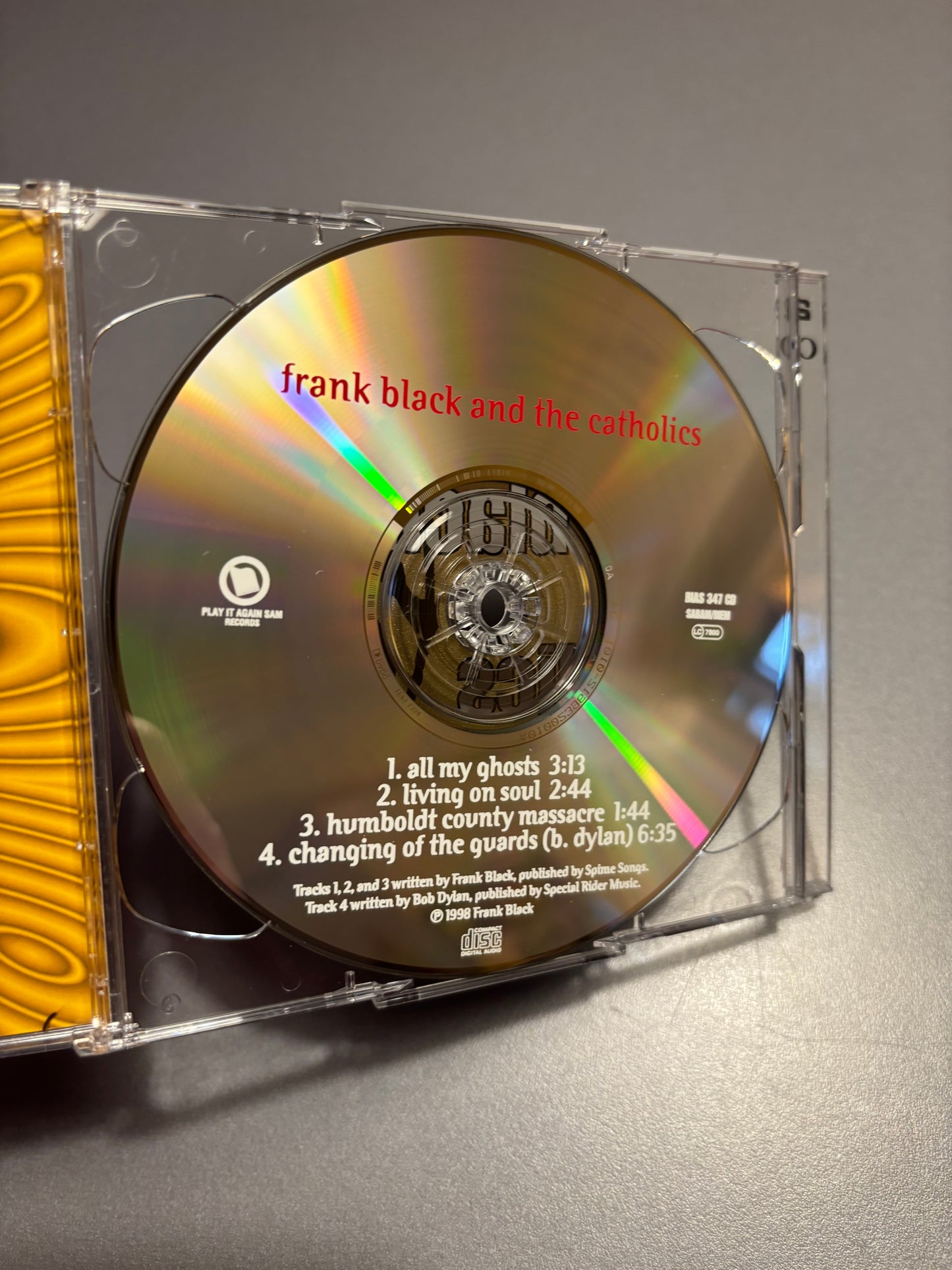 Frank Black and The Catholics: Frank Black And The Catholics, 2CD, Limited Edition, Play It Again Sam Records, Europe 1998