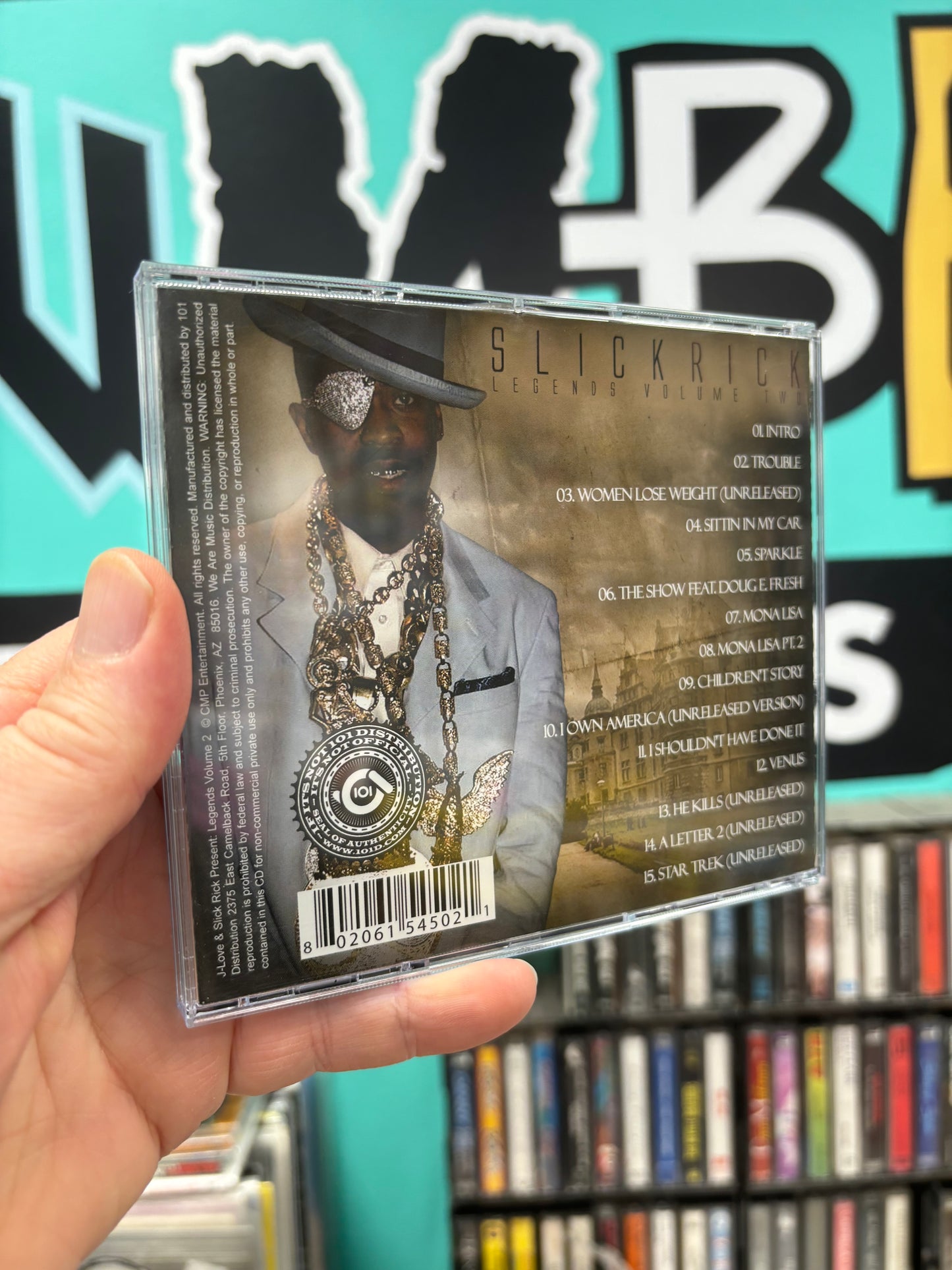 Slick Rick: Legends Volume Two, CD, Mixed, 101 Distribution, US 2008