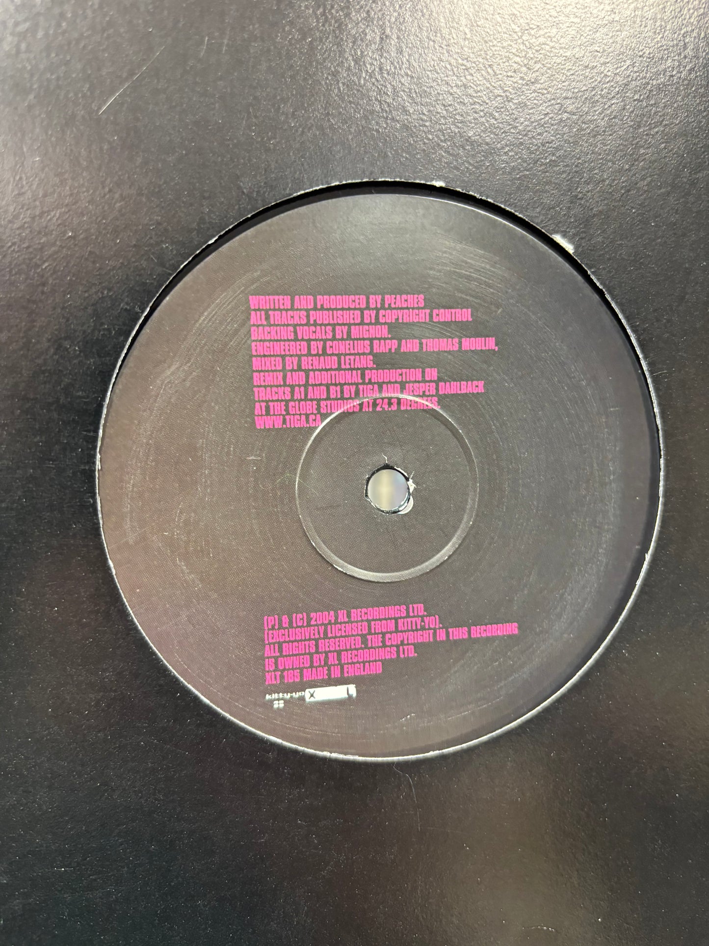 Peaches: Shake Yer Dix (Tiga Remixes), 12inch, Only official pressing, XL Recordings, UK 2004