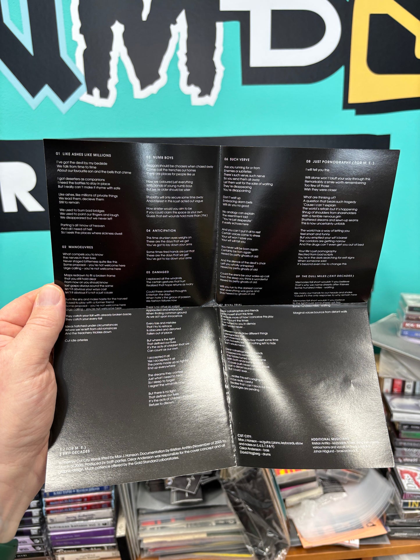 Cut City: Exit Decades, CD, Only official CD pressing, Gold Standard Laboratories, US 2007