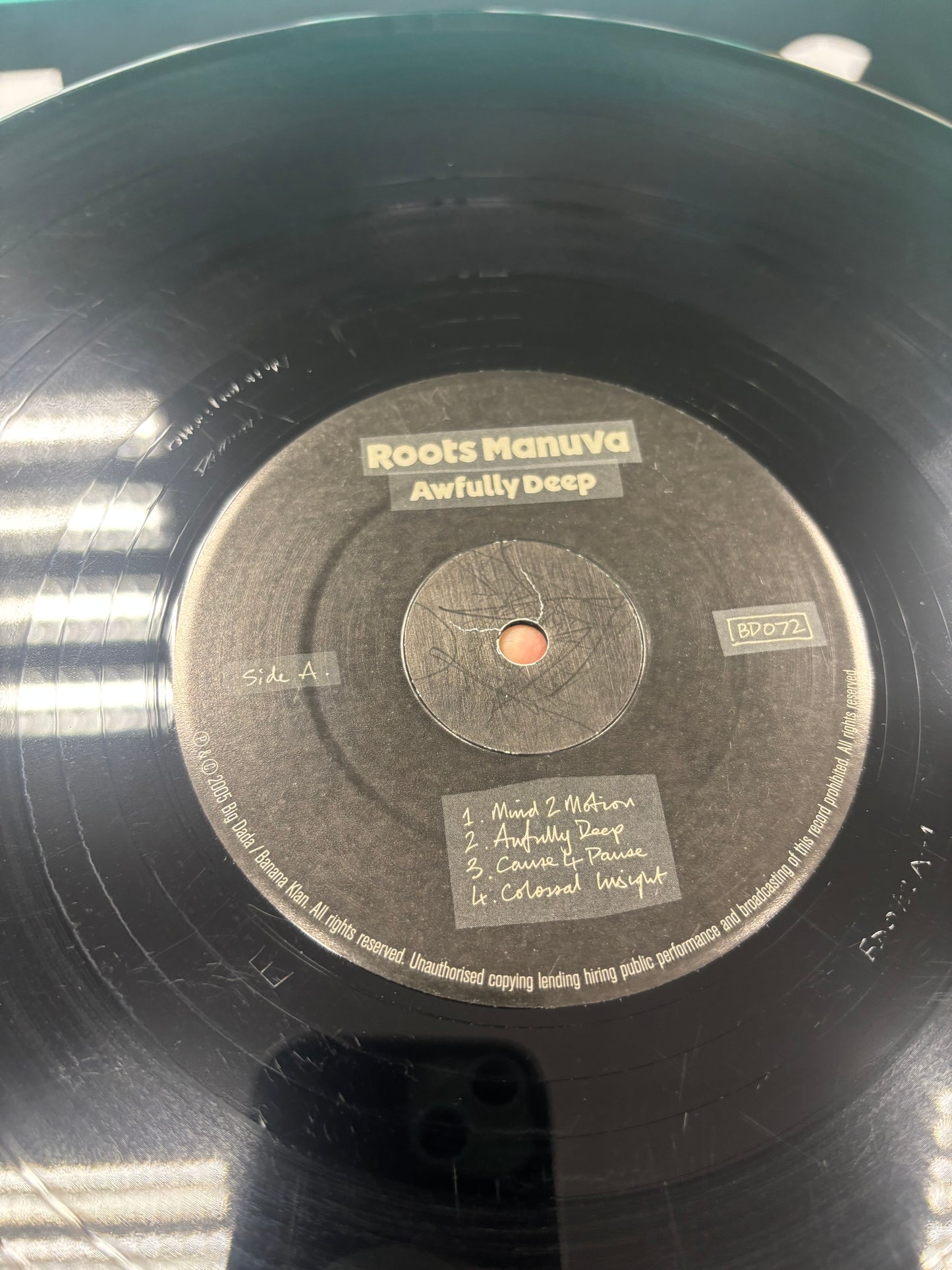 Roots Manuva: Awfully Deep, 2LP, Only vinyl pressing, Big Dada Recordings, UK 2005
