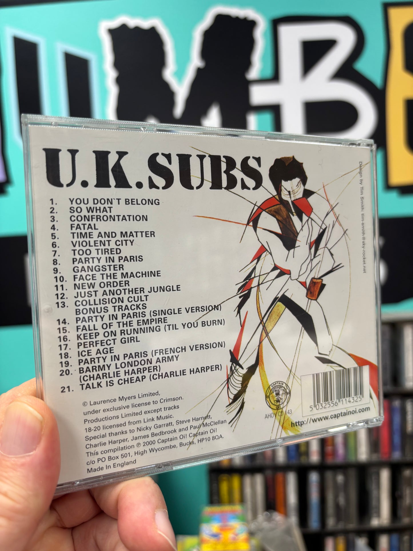 U.K. Subs: Diminished Responsibility, CD, reissue, Captain Oi!, UK 2000