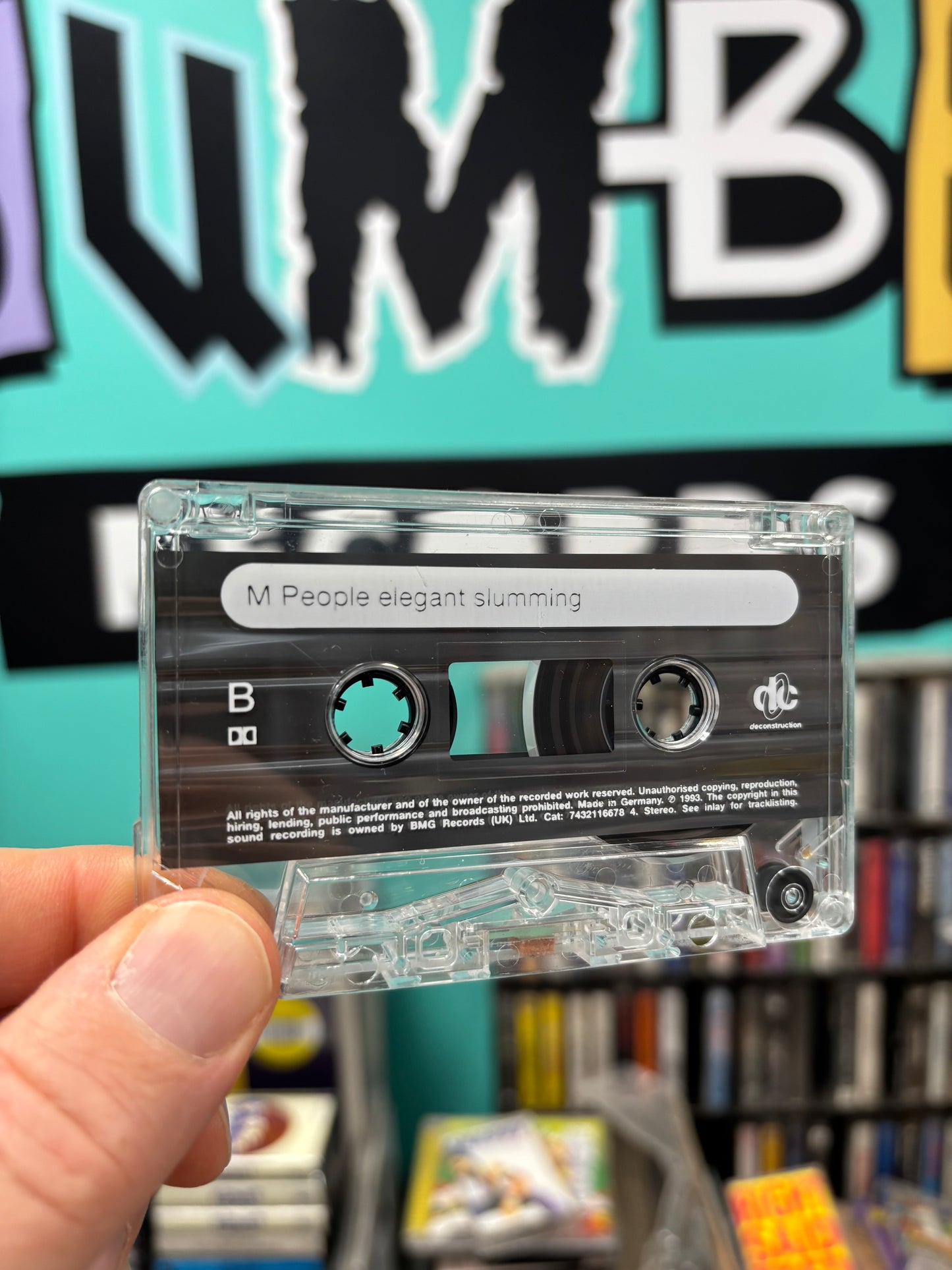 M People: Elegant Slumming, C-cassette, Deconstruction, RCA, BMG, Europe 1993