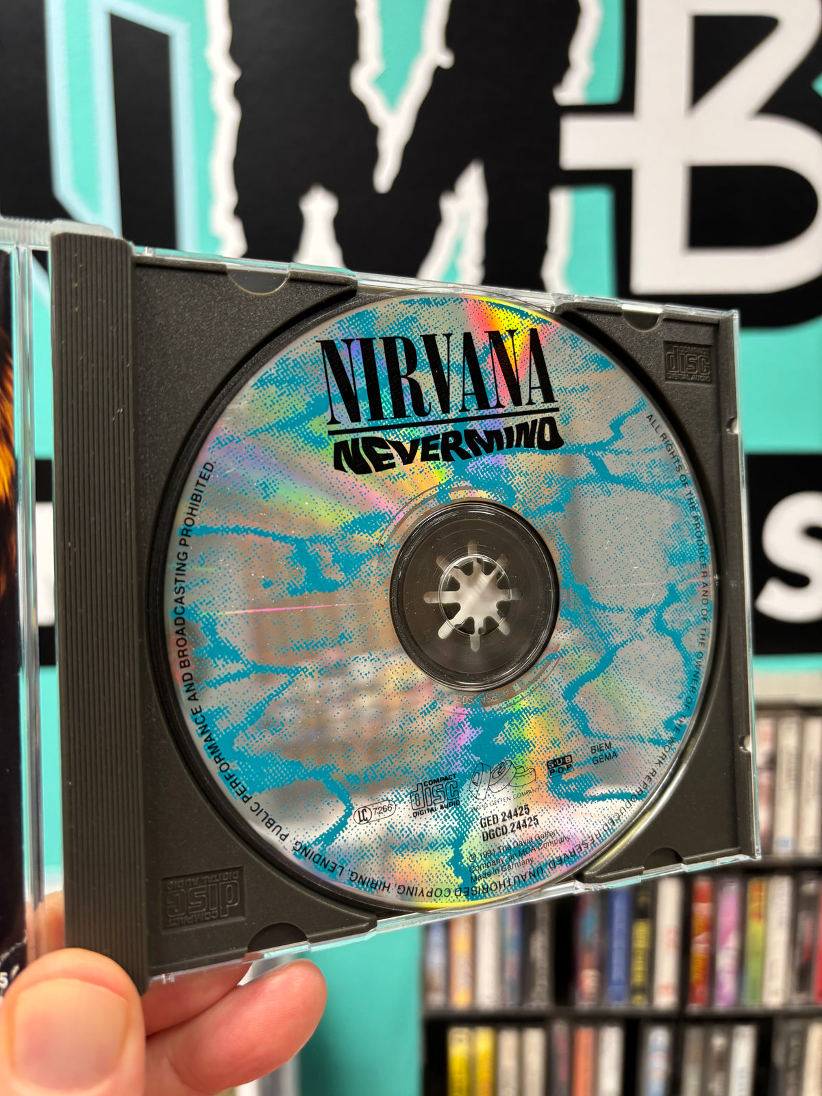 Nirvana: Nevermind, CD, Sonopress pressing, DGC, Sub Pop, Europe 1991
