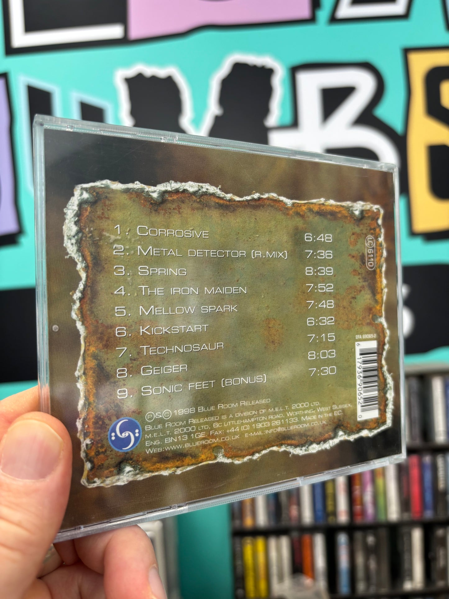 Metal Spark: Corrosive, CD, 1st pressing, Blue Room Released, UK 1998
