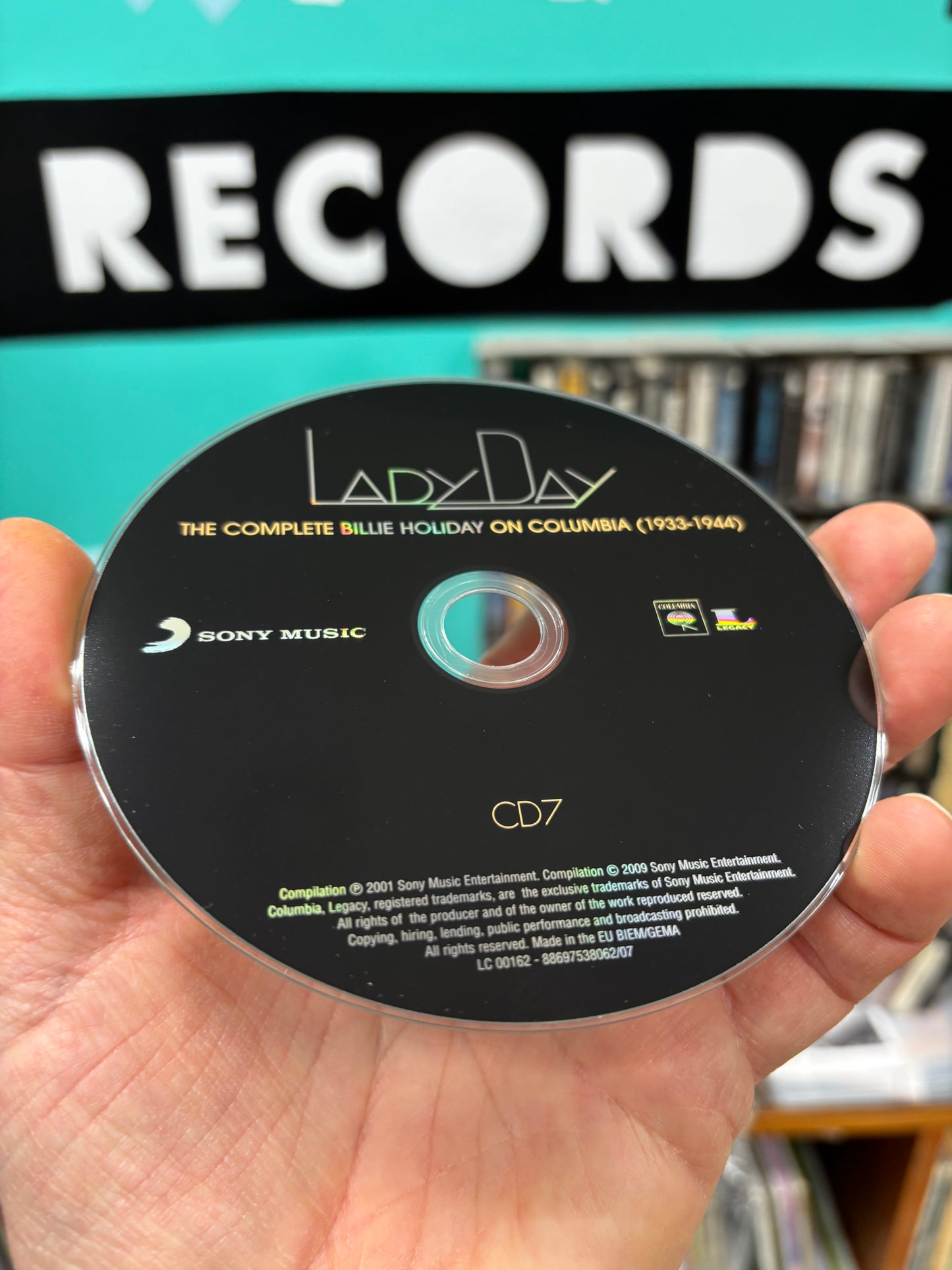 Billie Holiday: Lady Day - The Complete Billie Holiday On Columbia 1933-1944, reissue, remastered, Box Set, 10CD & book, Legacy, Sony Music, Columbia, Europe 2009