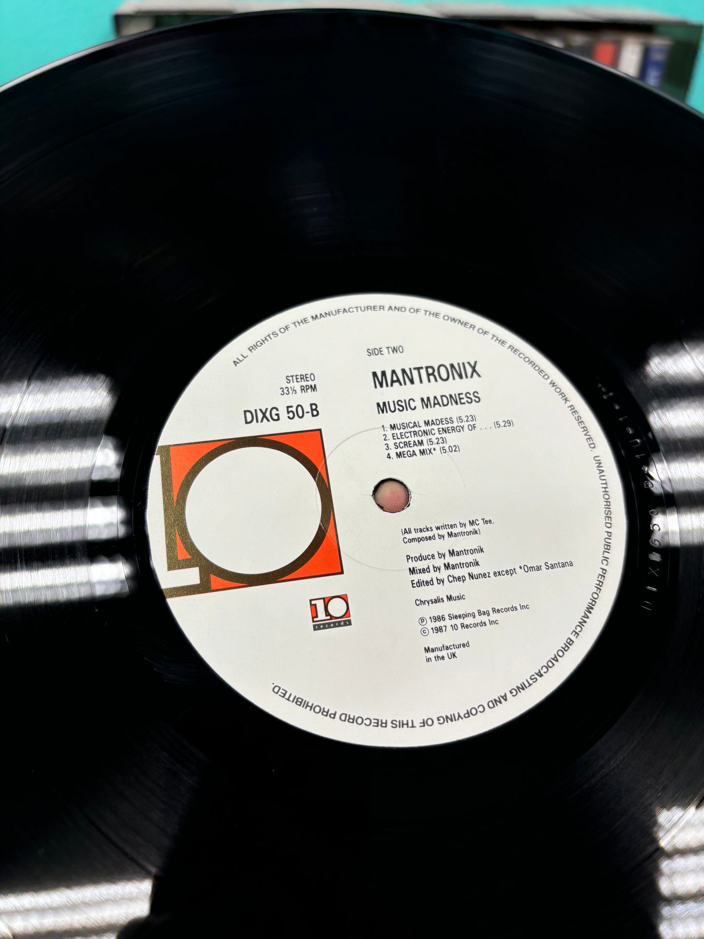 Mantronix: Music Madness, LP + 12inch, Special Edition, gatefold, 10 Records, UK 1987